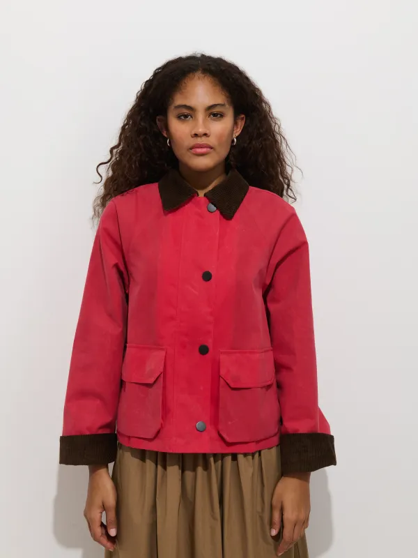 Chiltern Cropped Jacket In Waxed Canvas sold by Alex Mill