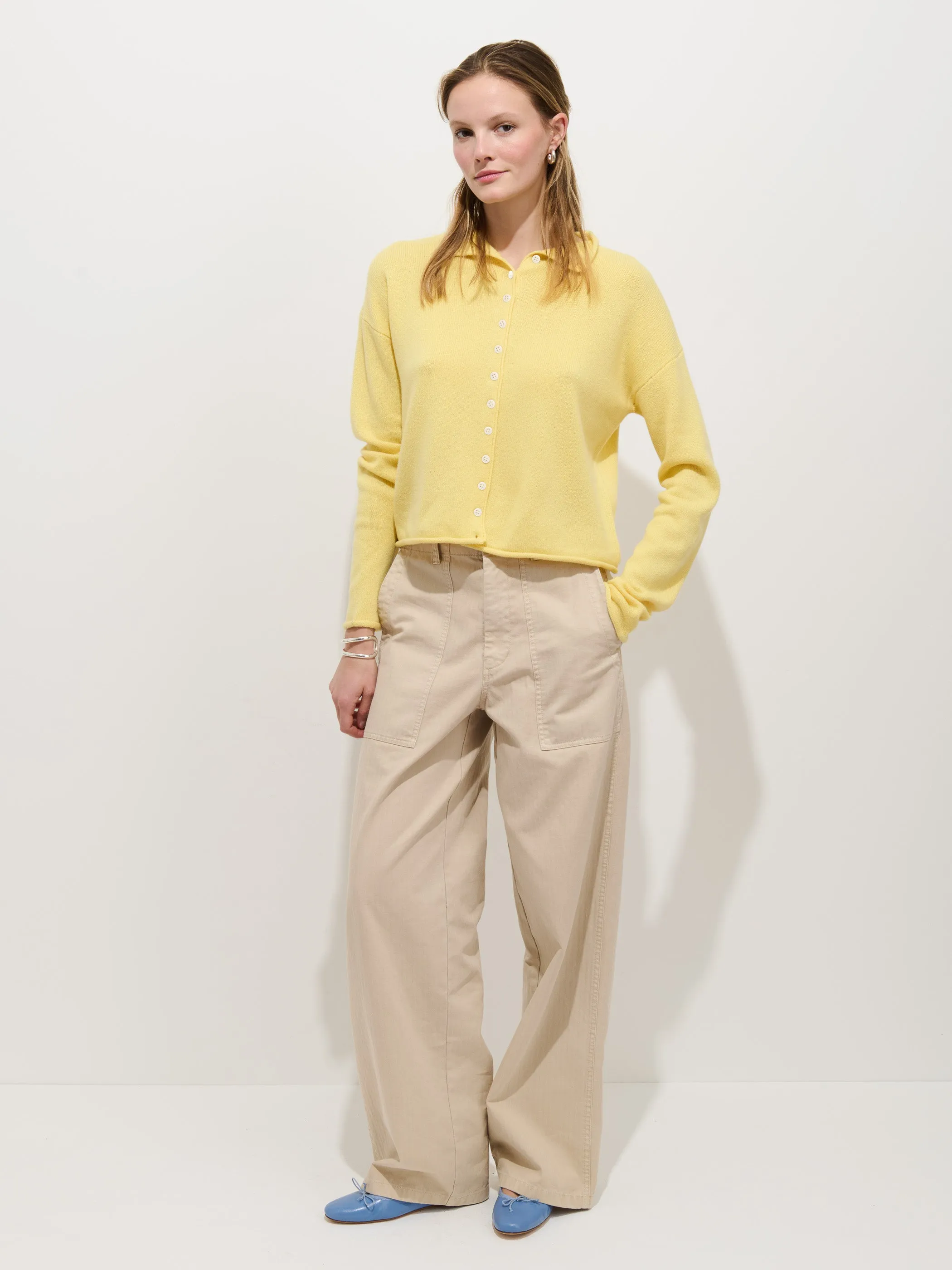 Taylor Cardigan In Cashmere sold by Alex Mill product image thumbnail 3