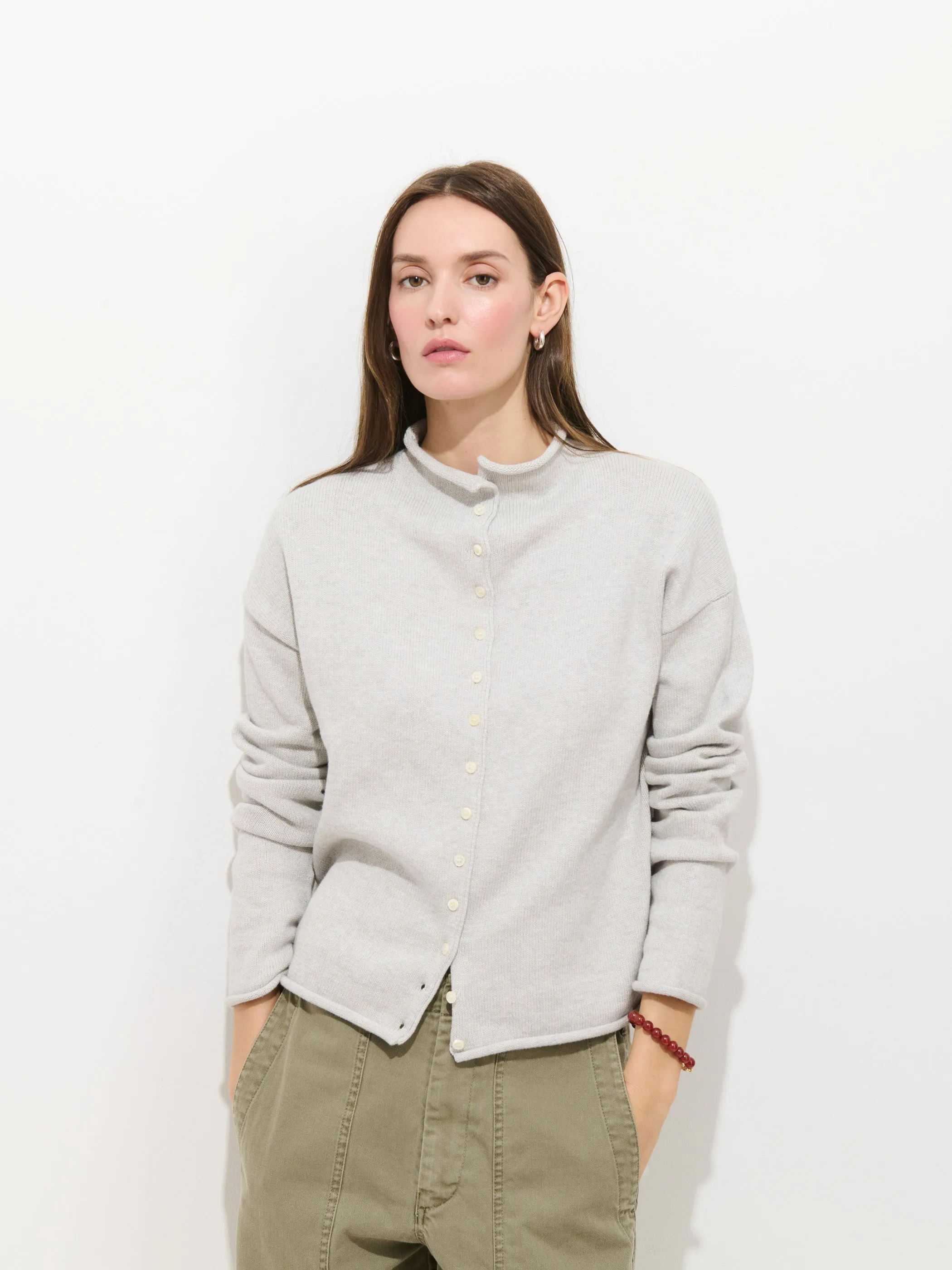 Taylor Cardigan In Cotton Cashmere sold by Alex Mill