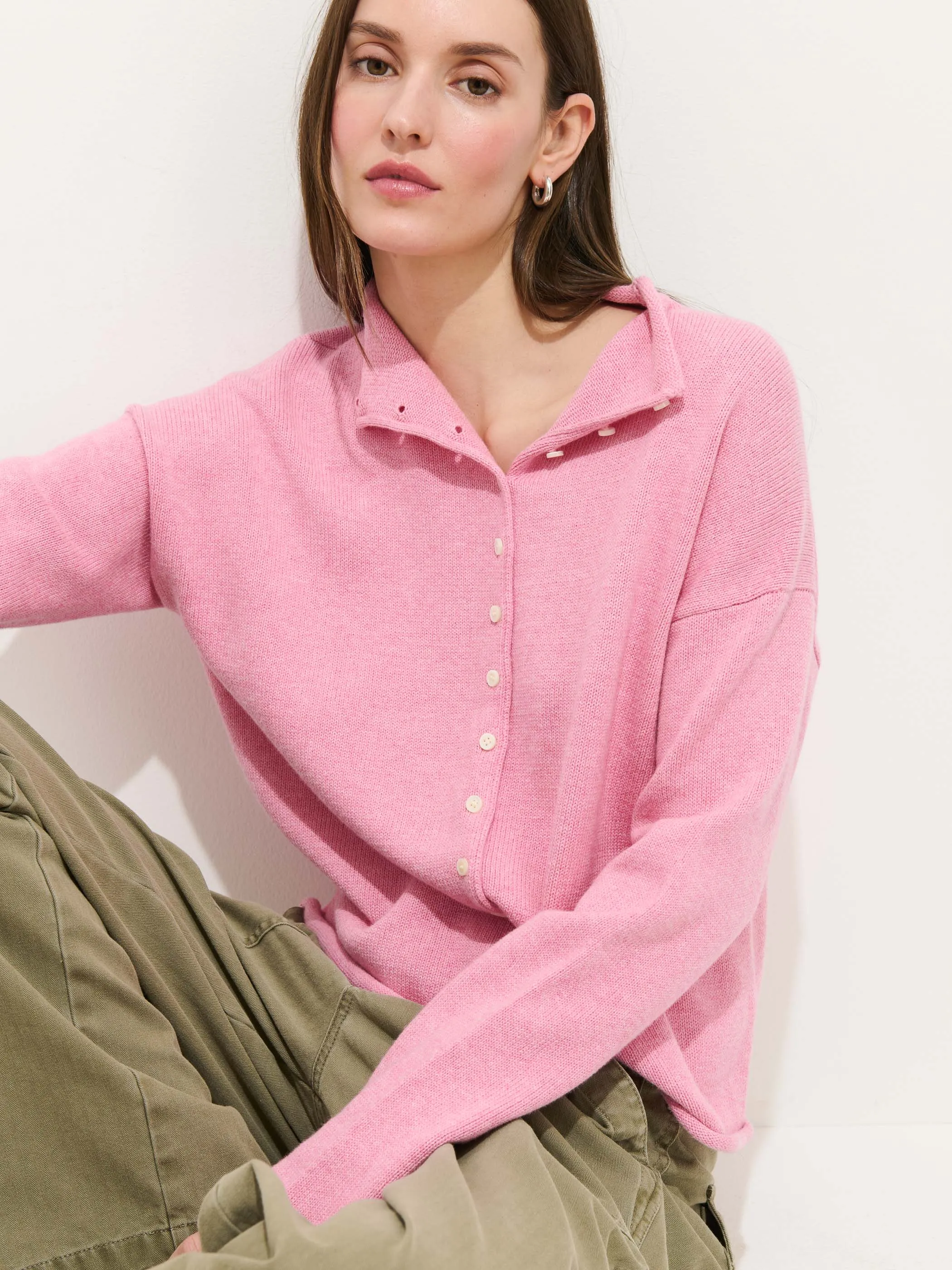 Taylor Cardigan In Cotton Cashmere sold by Alex Mill