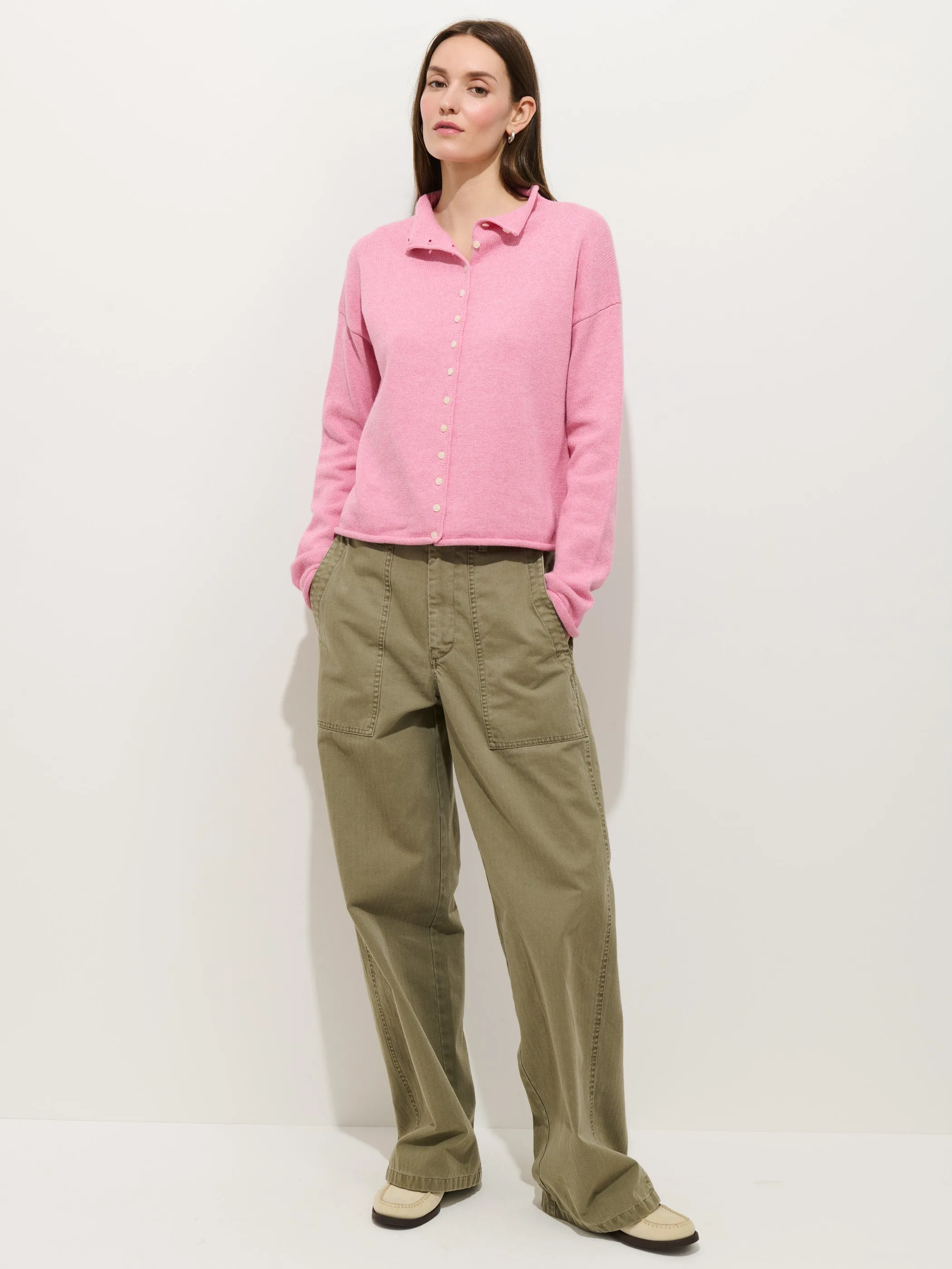 Taylor Cardigan In Cotton Cashmere sold by Alex Mill product image thumbnail 5