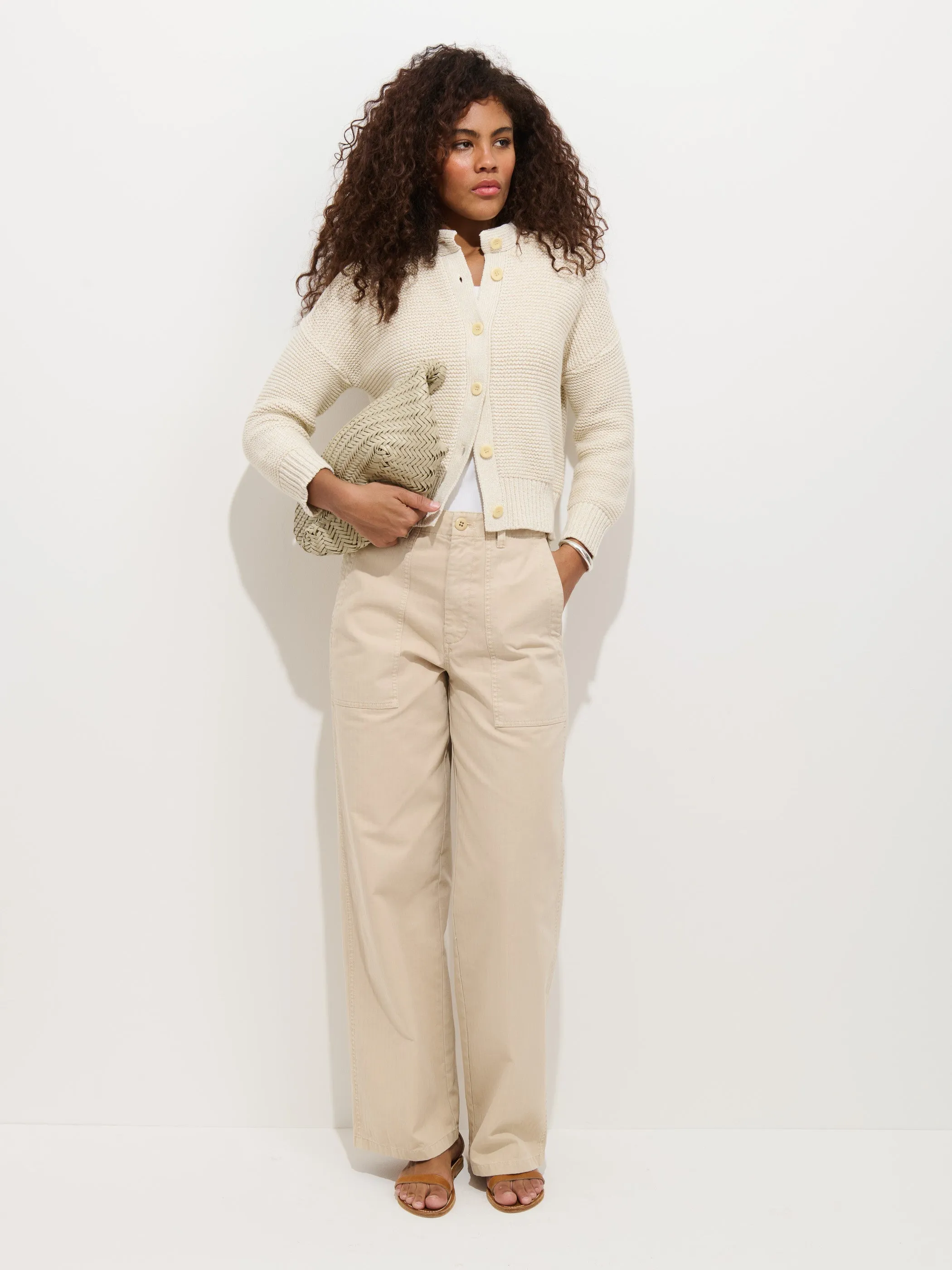 Nico Cardigan In Cotton sold by Alex Mill product image thumbnail 3