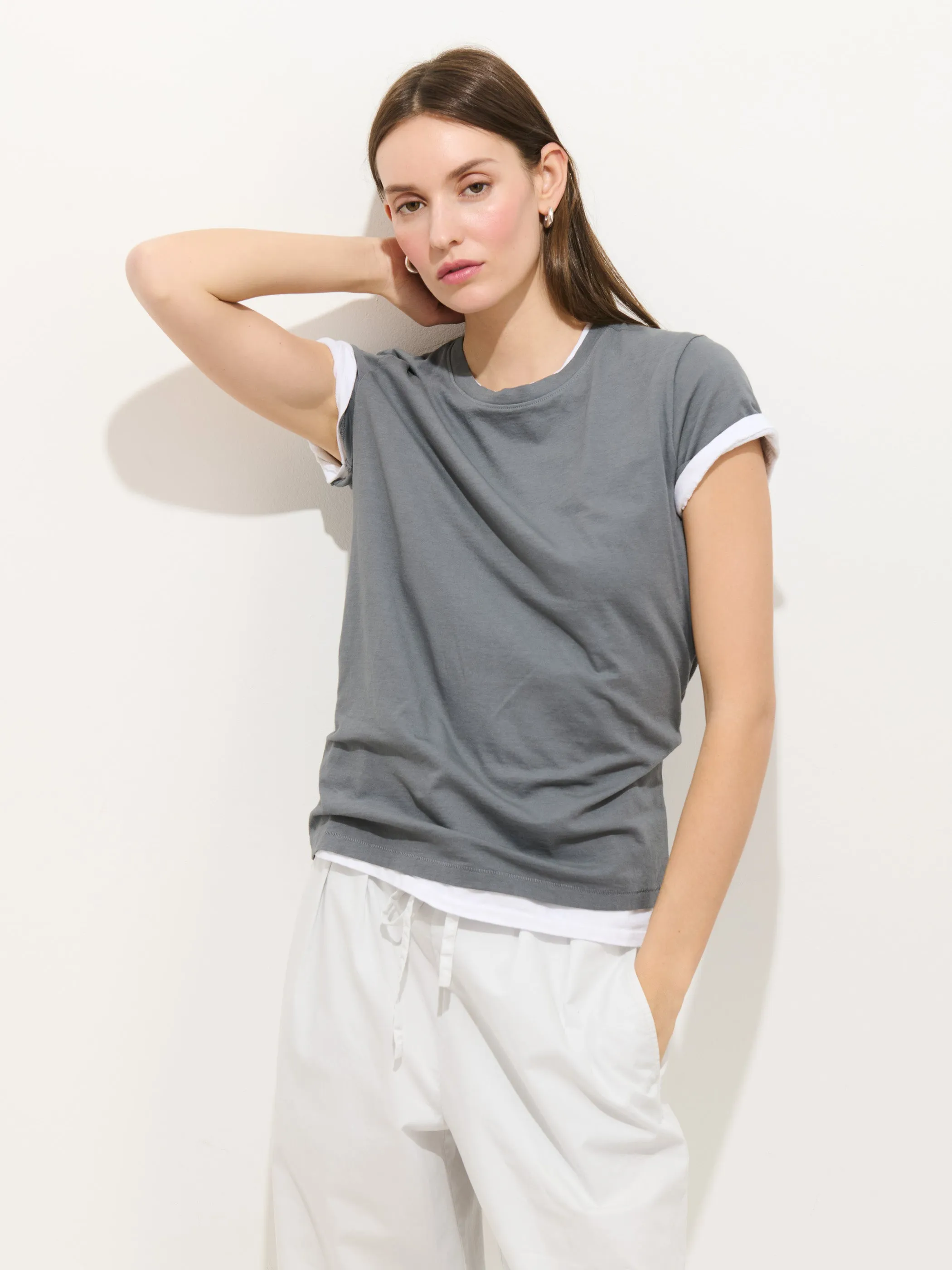 Prospect Tee In Cotton Jersey sold by Alex Mill