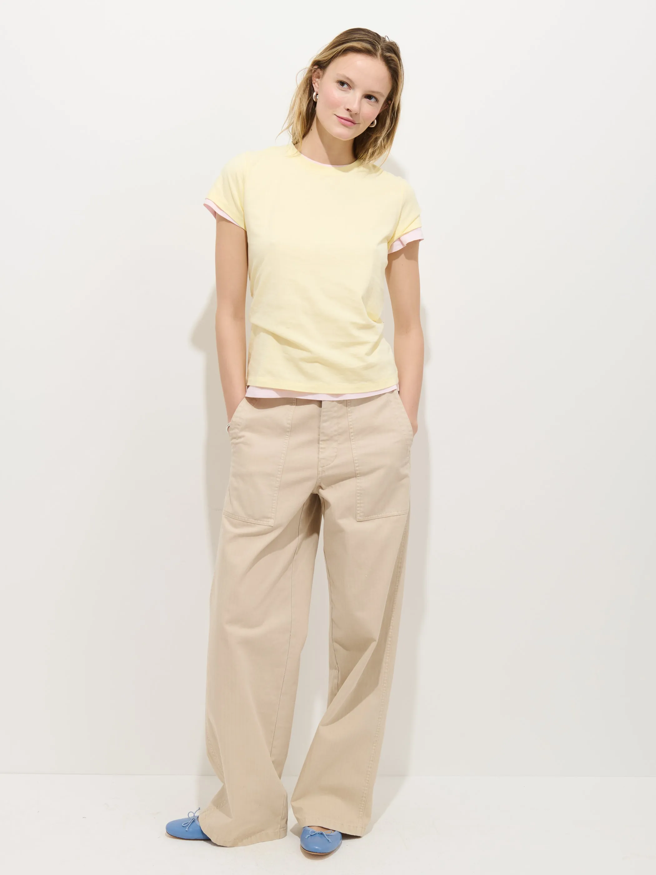 Prospect Tee In Cotton Jersey sold by Alex Mill product image thumbnail 4