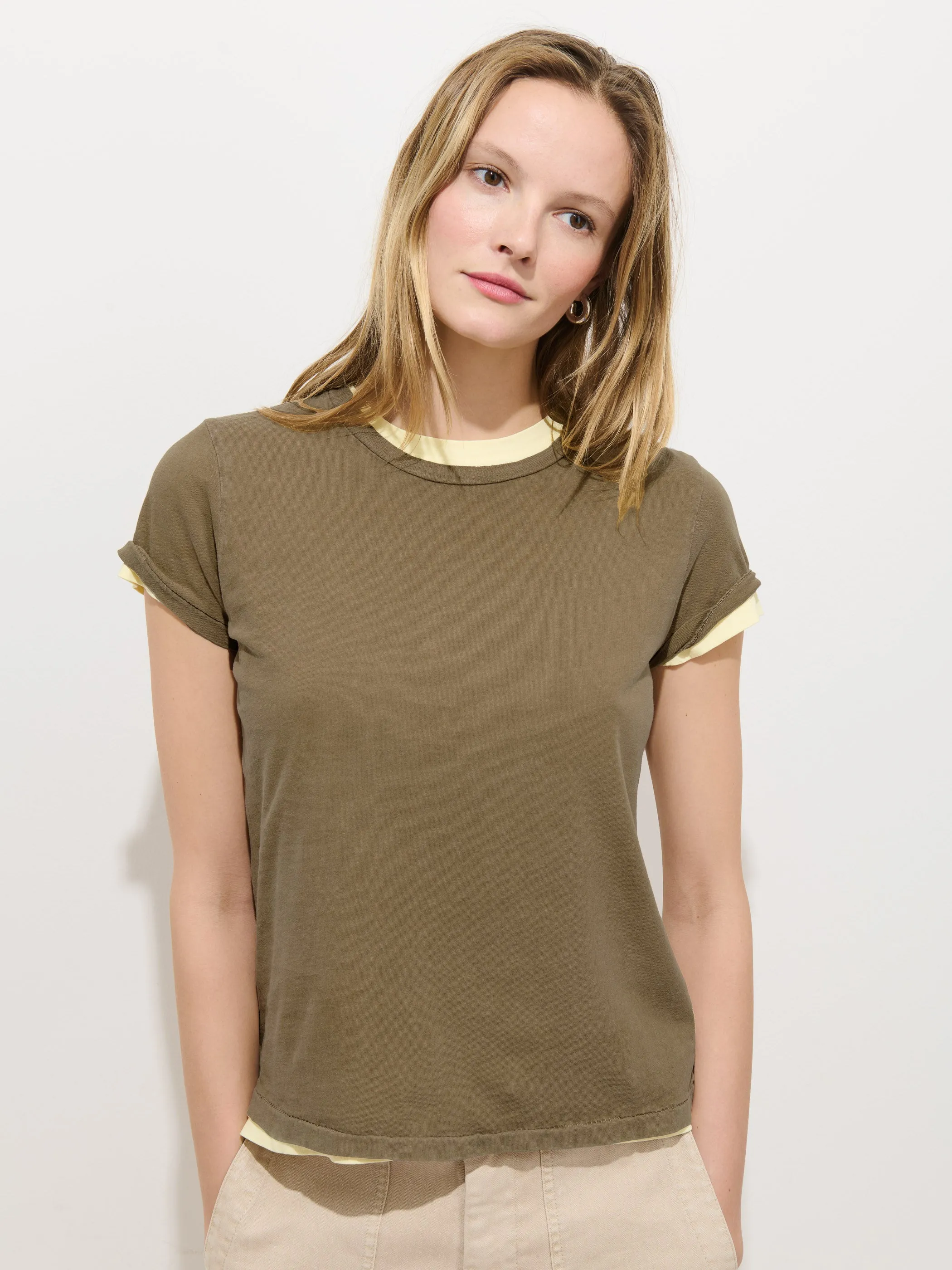Prospect Tee In Cotton Jersey sold by Alex Mill product image thumbnail 3