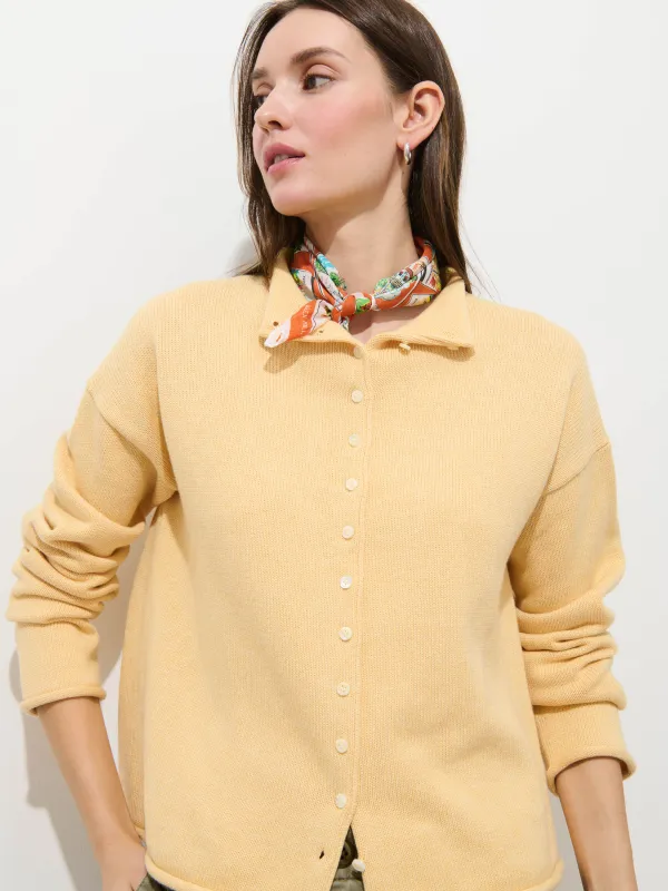 Taylor Cardigan In Cotton Cashmere sold by Alex Mill