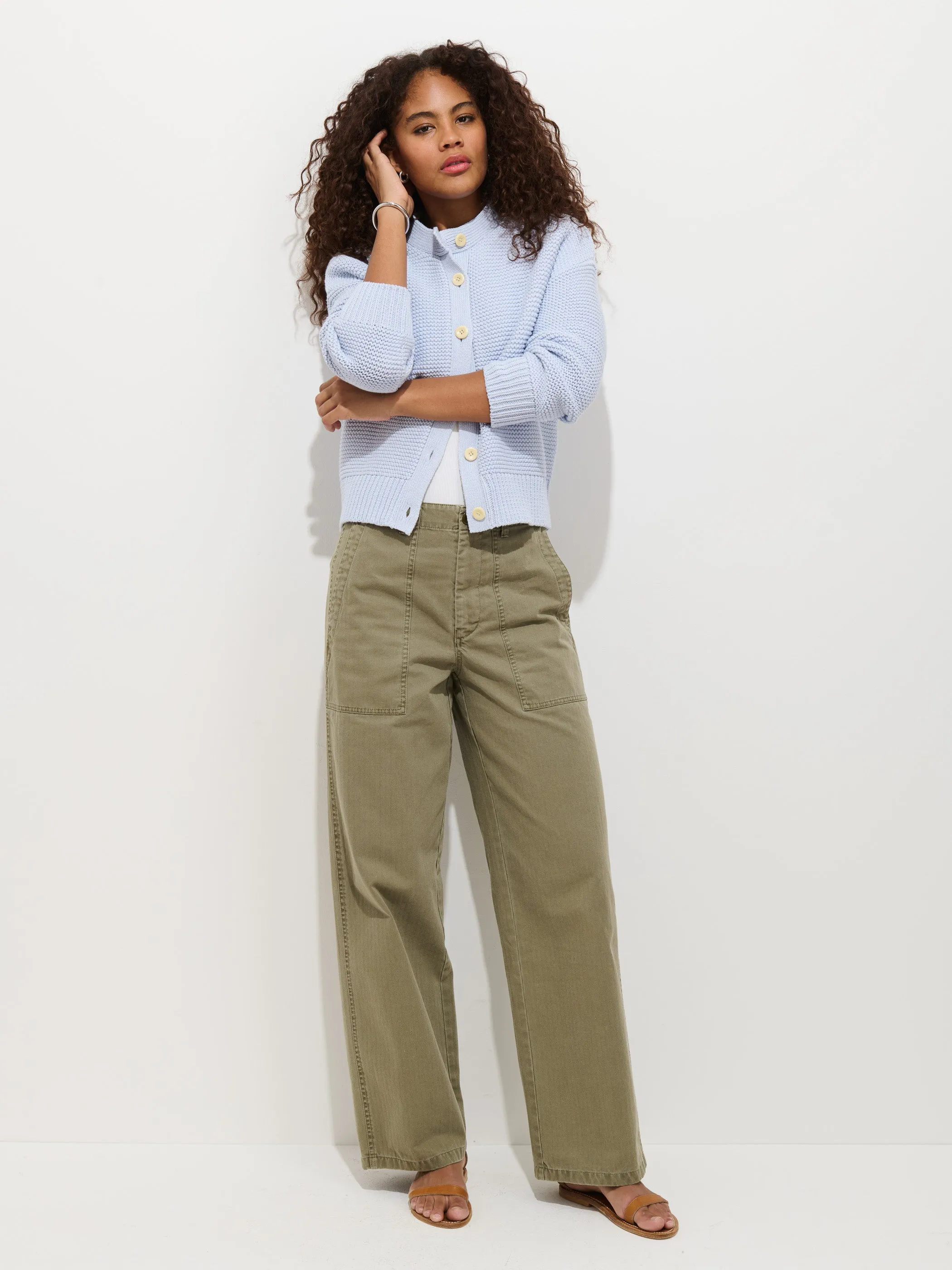 Nico Cardigan in Cotton sold by Alex Mill product image thumbnail 3