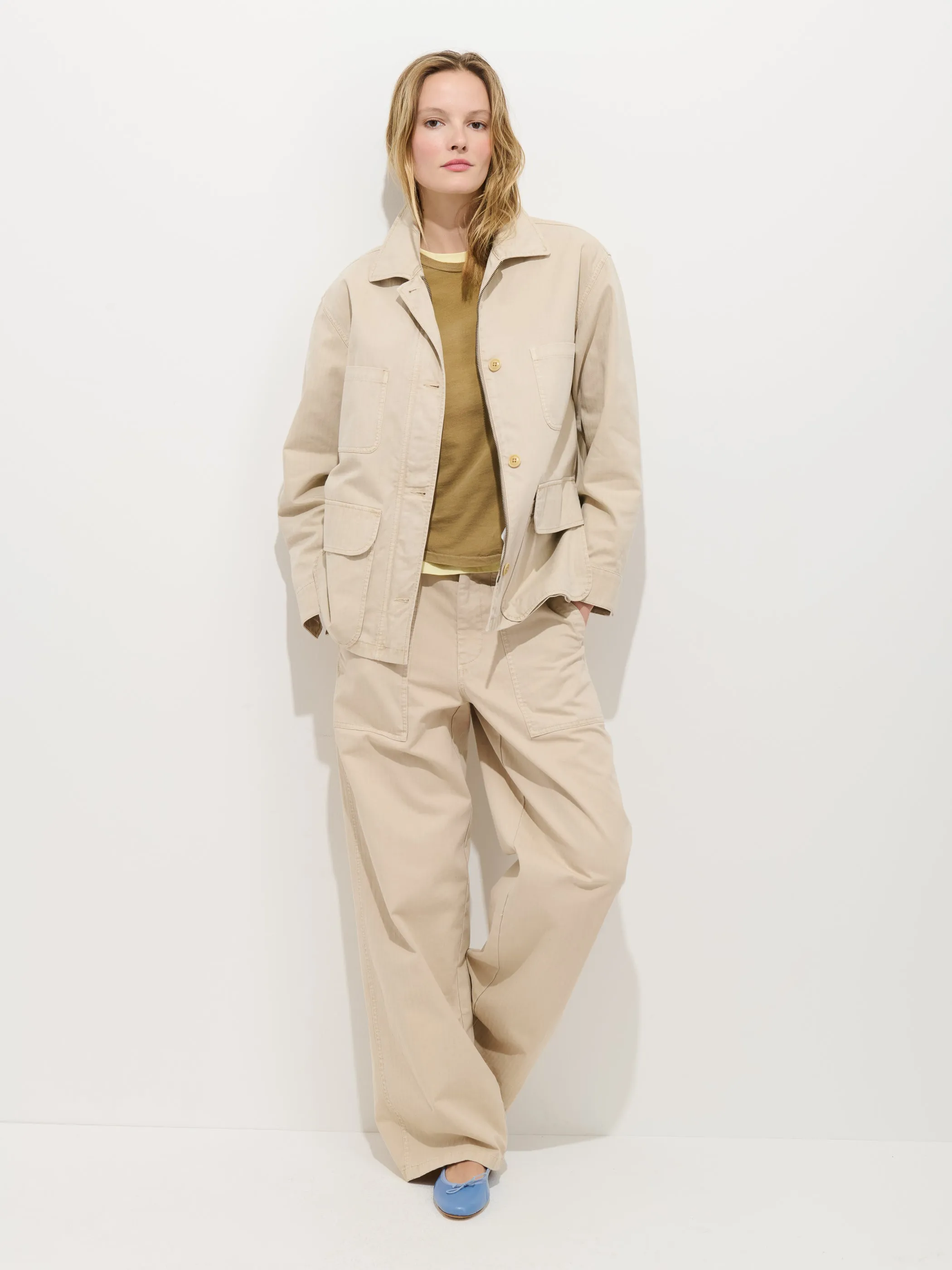 Painter Jacket In Herringbone sold by Alex Mill