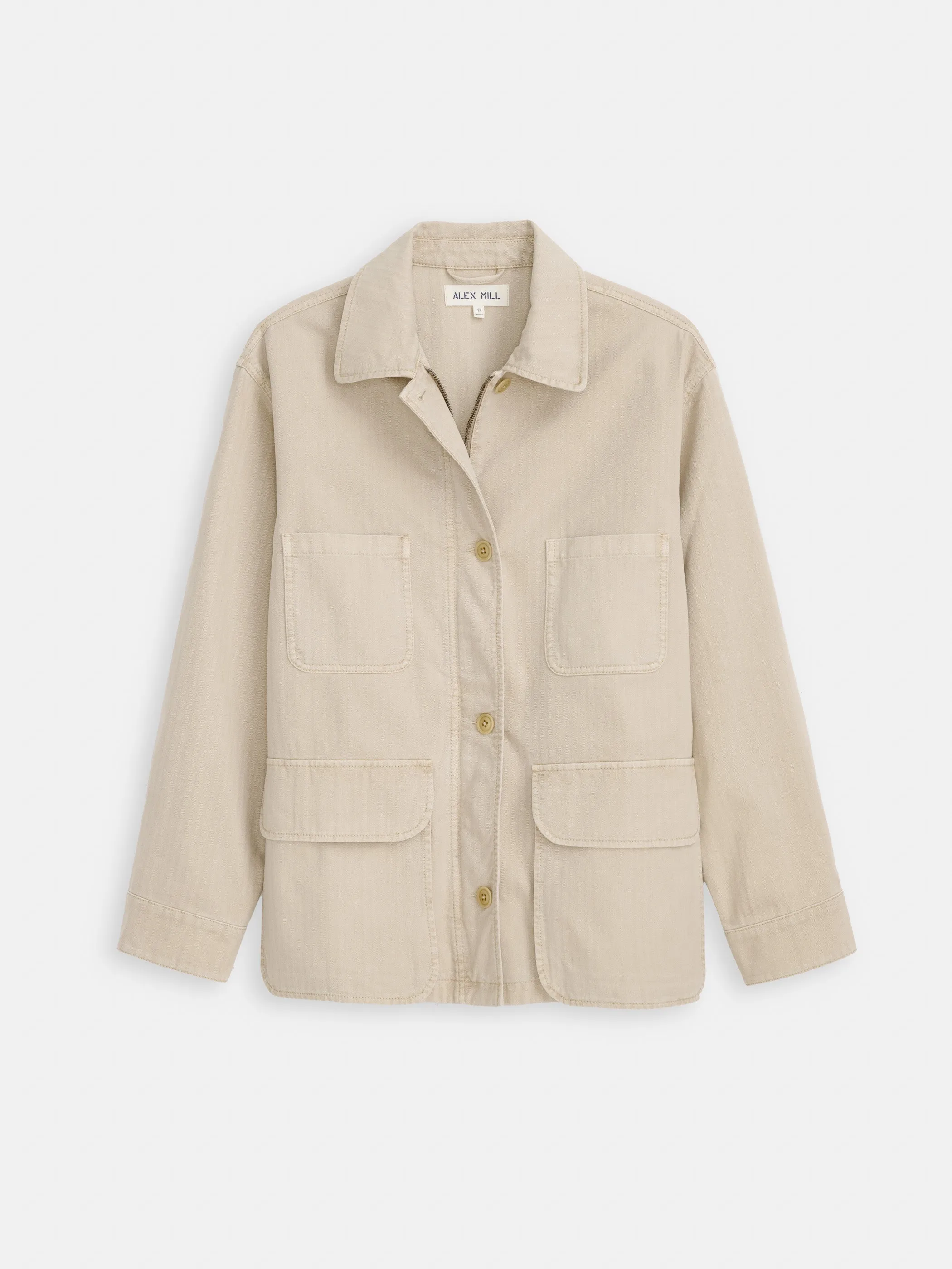 Painter Jacket In Herringbone sold by Alex Mill product image thumbnail 2