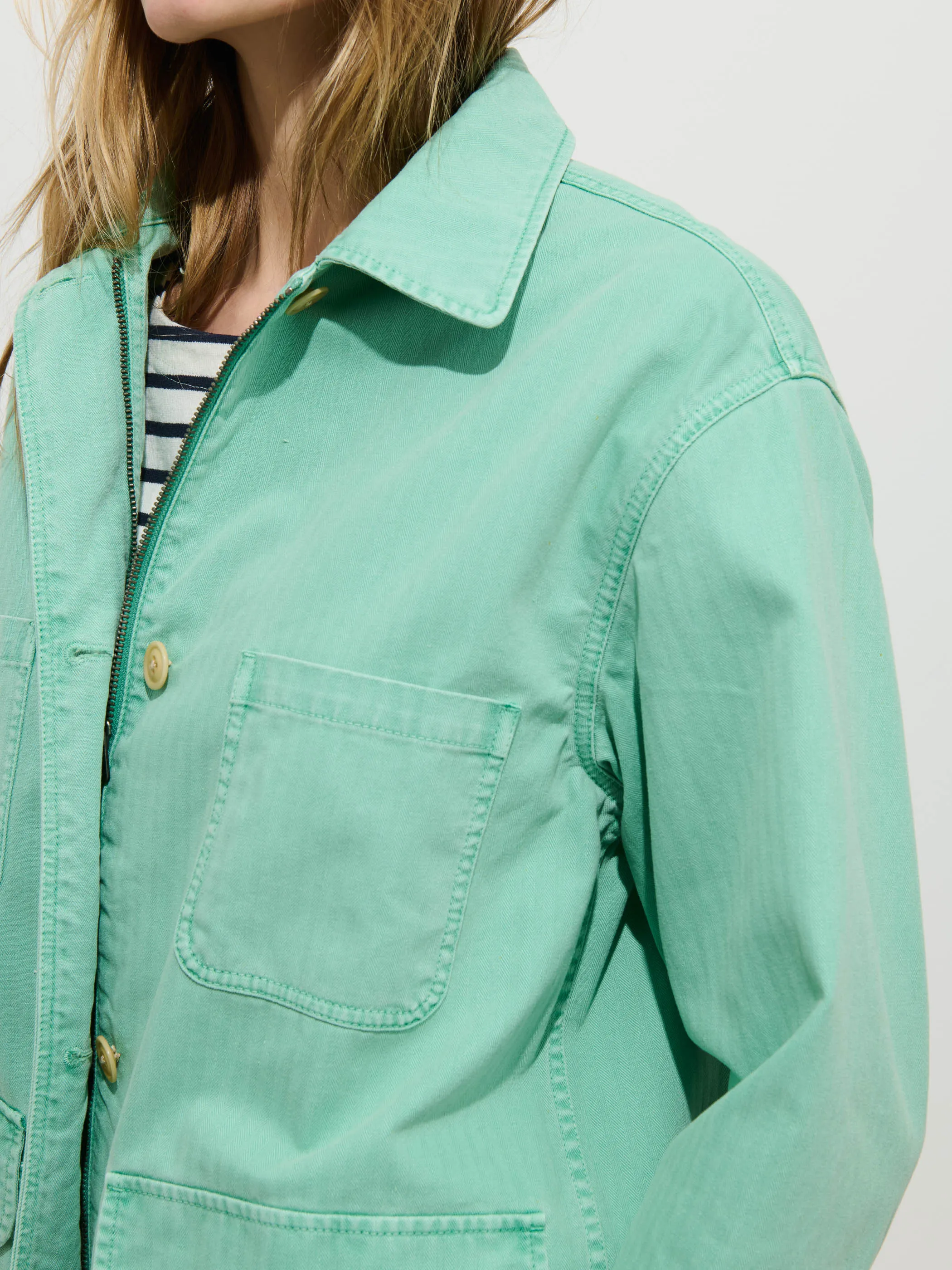 Painter Jacket In Herringbone sold by Alex Mill product image thumbnail 5