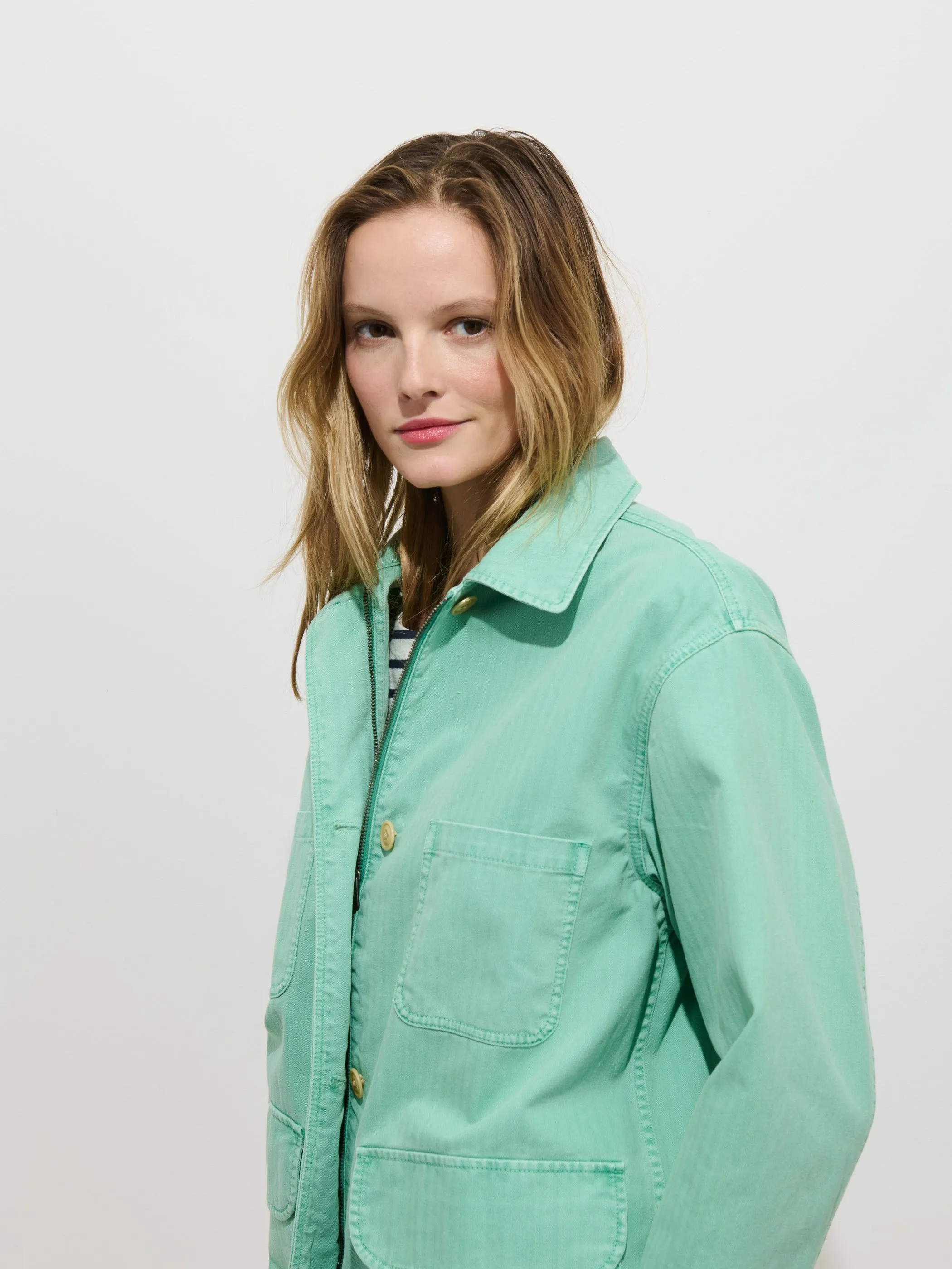 Painter Jacket In Herringbone sold by Alex Mill product image thumbnail 4