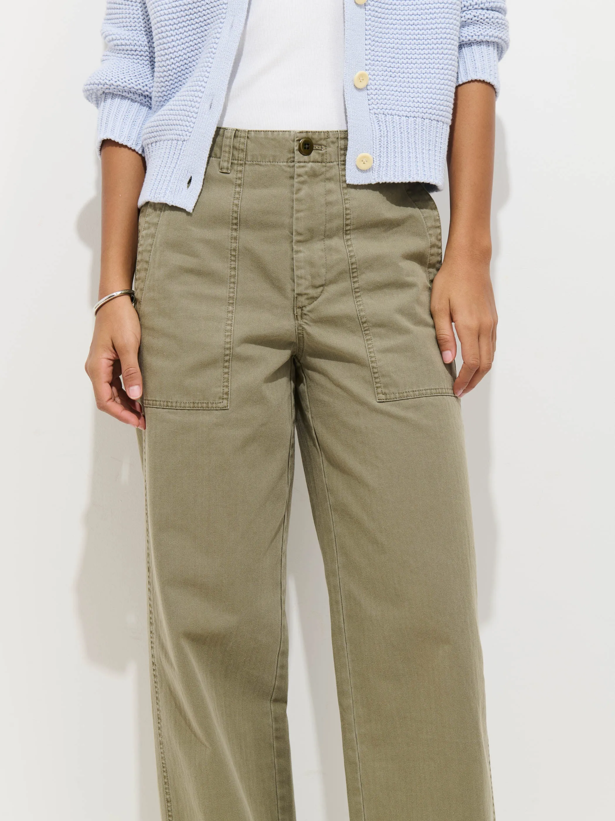 Annie Trouser in Herringbone sold by Alex Mill product image thumbnail 5