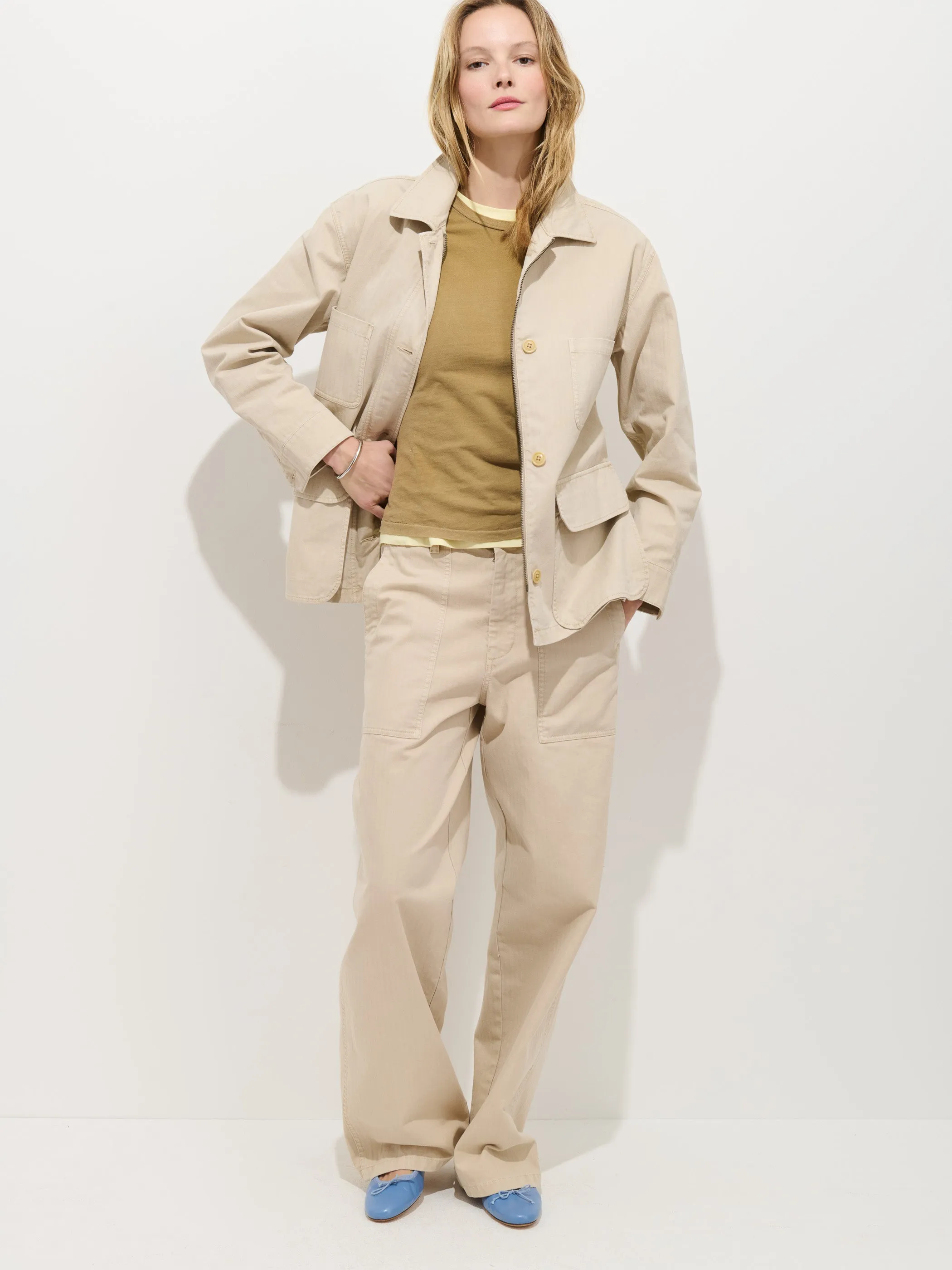 Annie Trouser in Herringbone sold by Alex Mill product image thumbnail 3