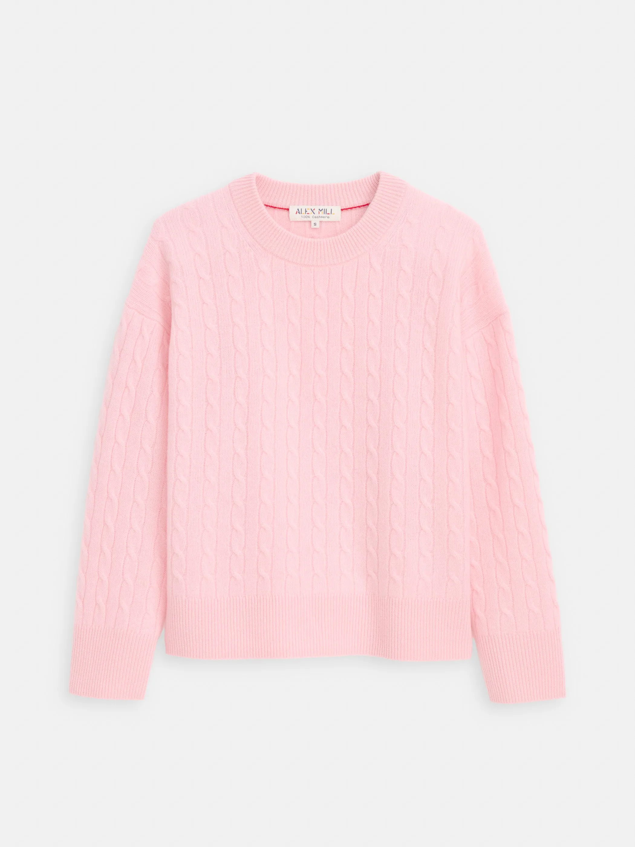 Charlie Cable Sweater In Cashmere sold by Alex Mill product image thumbnail 2