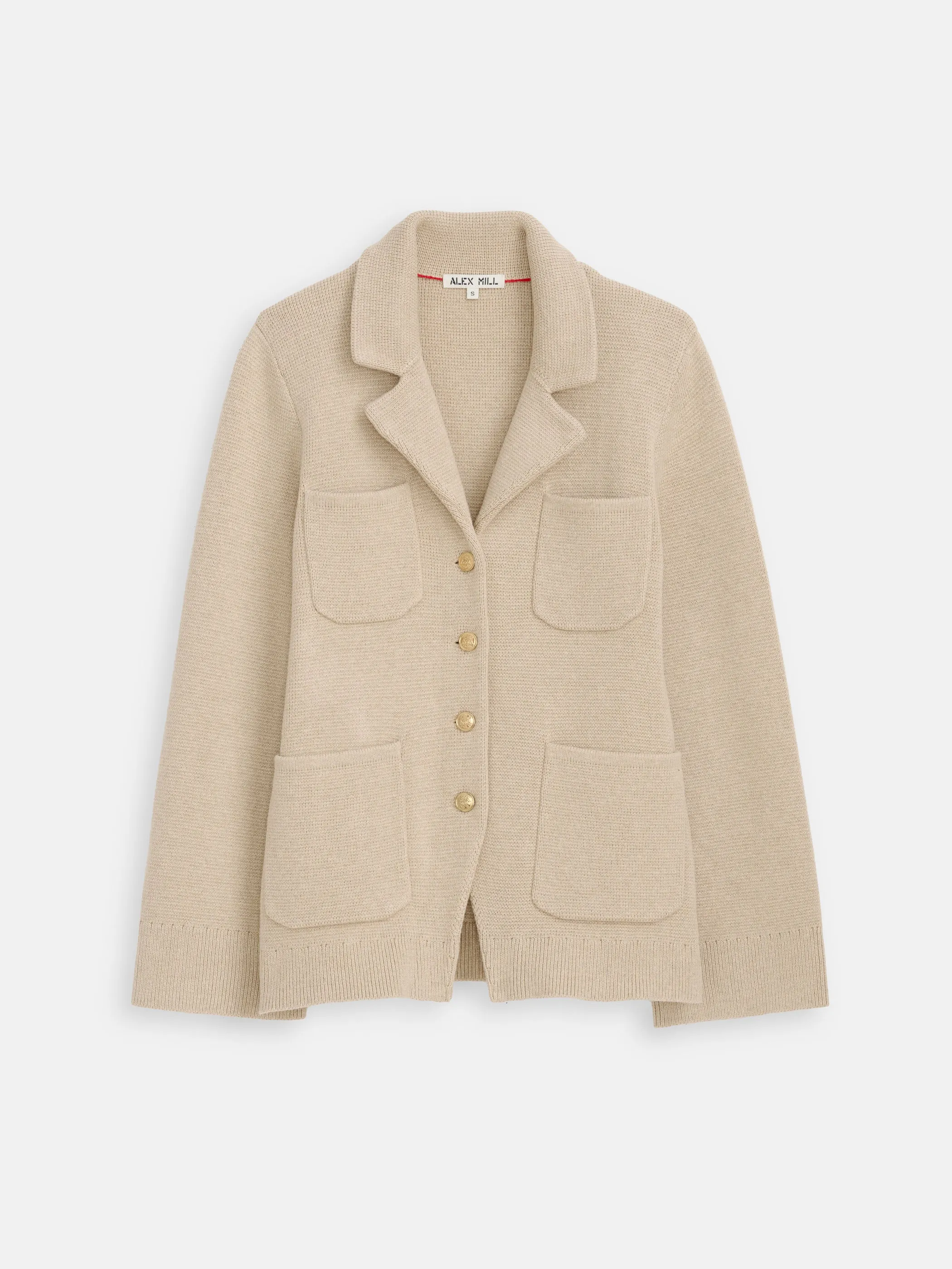 London Sweater Jacket In Cotton Cashmere sold by Alex Mill product image thumbnail 2