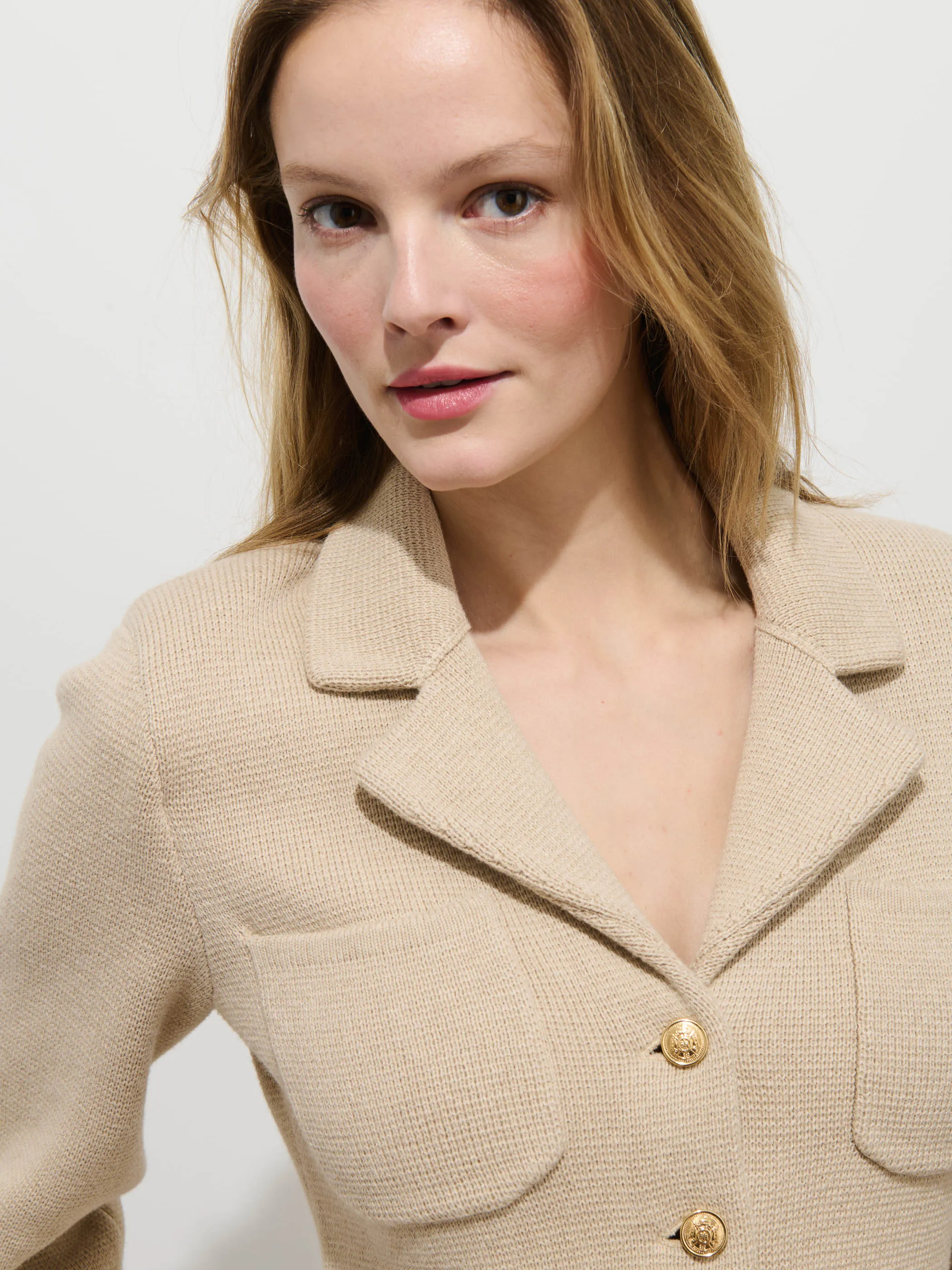 London Sweater Jacket In Cotton Cashmere sold by Alex Mill product image thumbnail 5