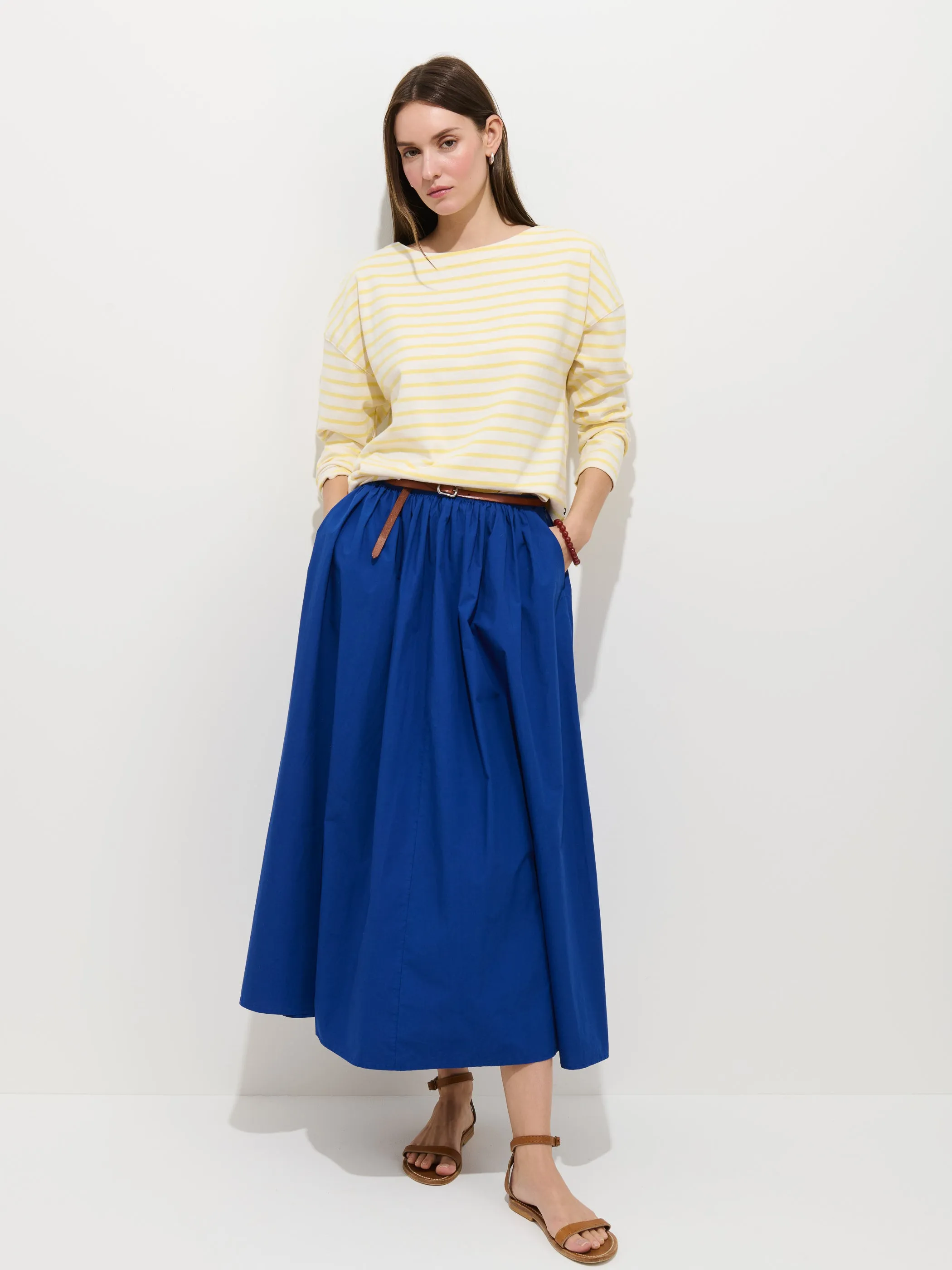 Sarah Skirt In Cotton sold by Alex Mill