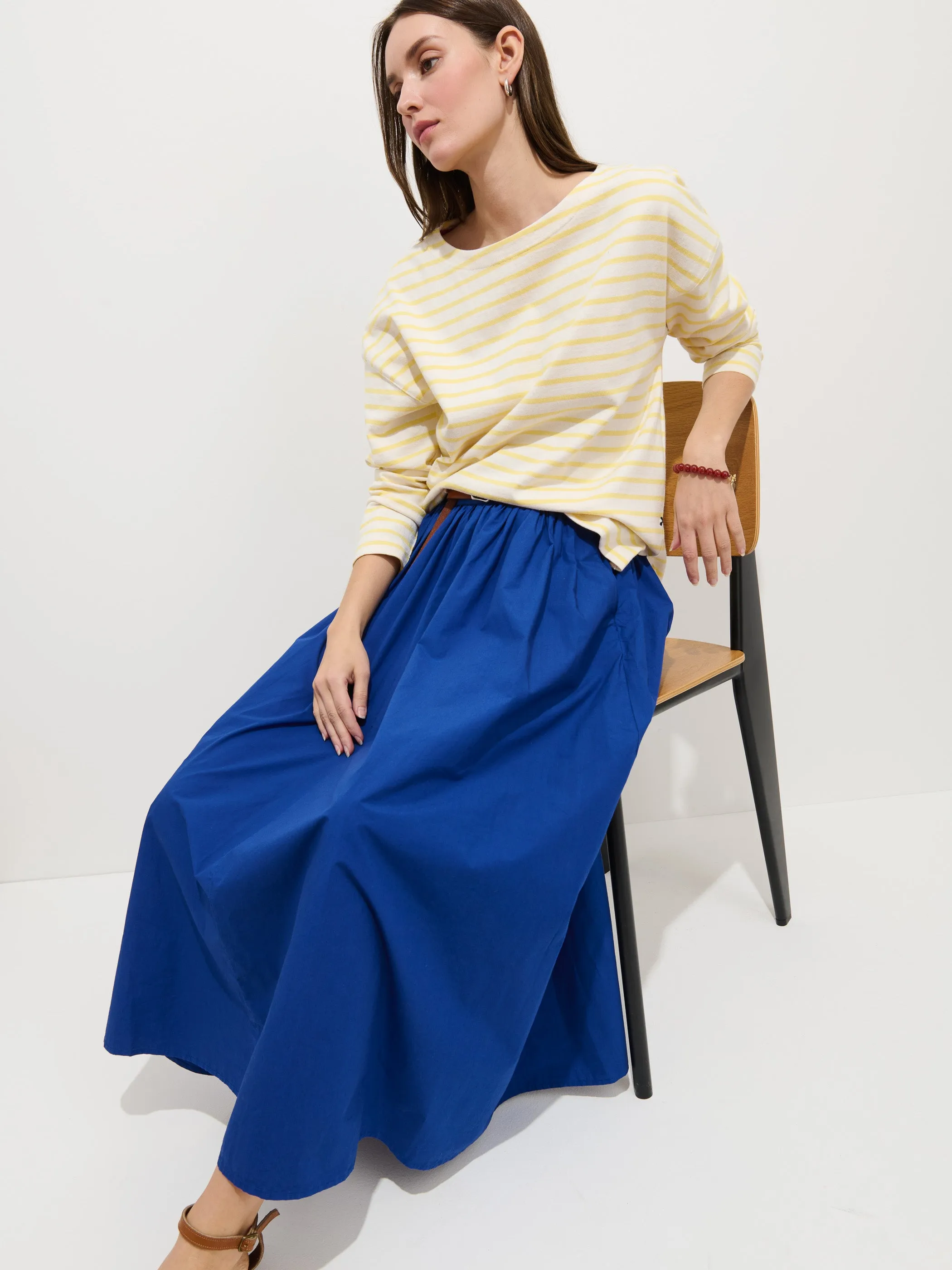 Sarah Skirt In Cotton sold by Alex Mill product image thumbnail 3