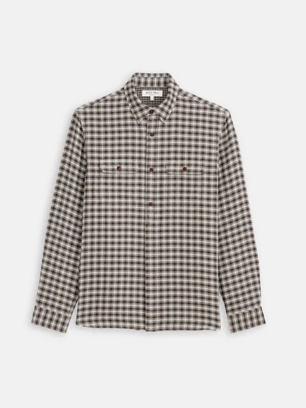 Mill Double Gauze Shirt In Cotton Plaid sold by Alex Mill