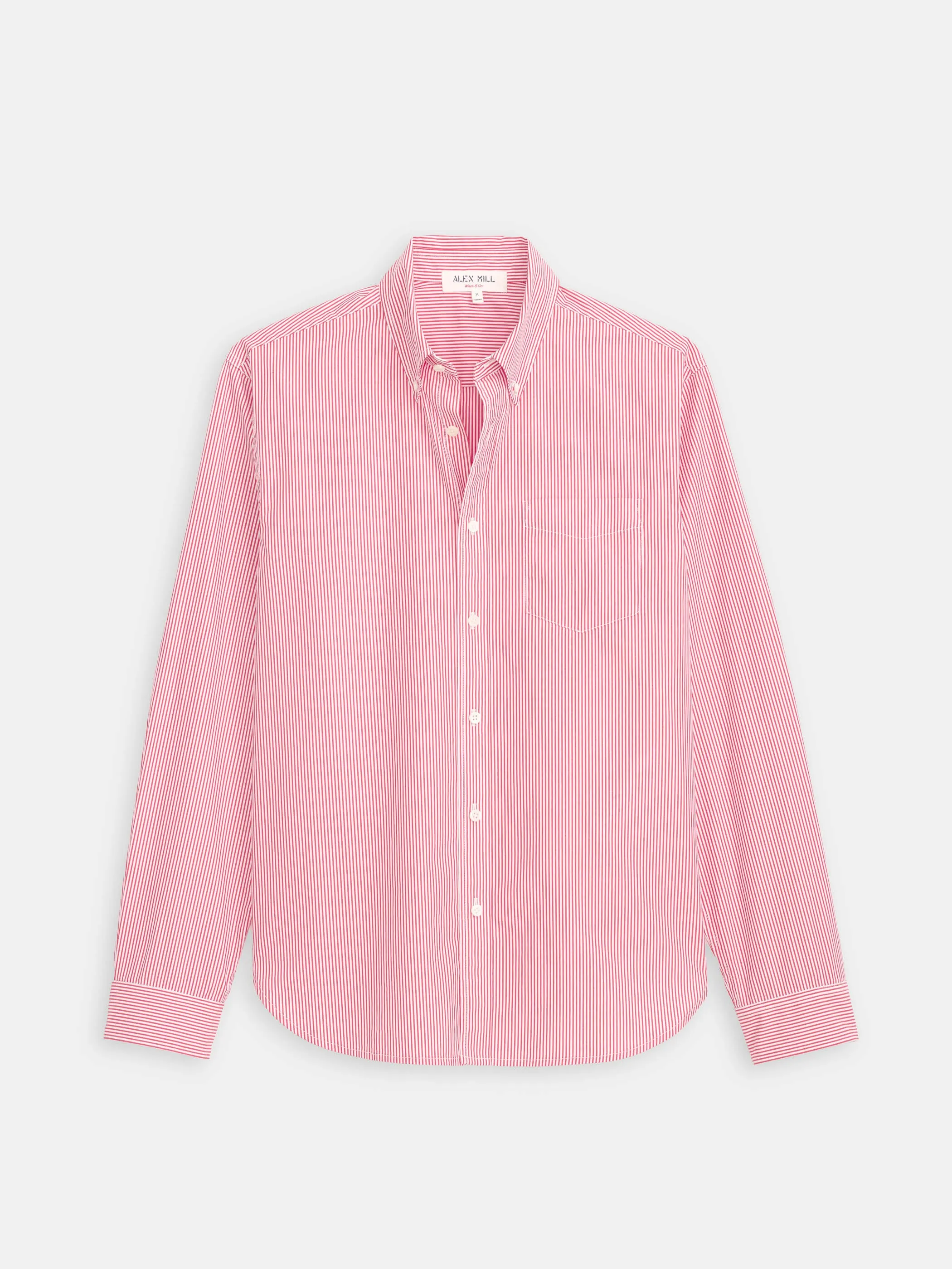 Mill Striped Shirt In Cotton Poplin sold by Alex Mill product image thumbnail 2