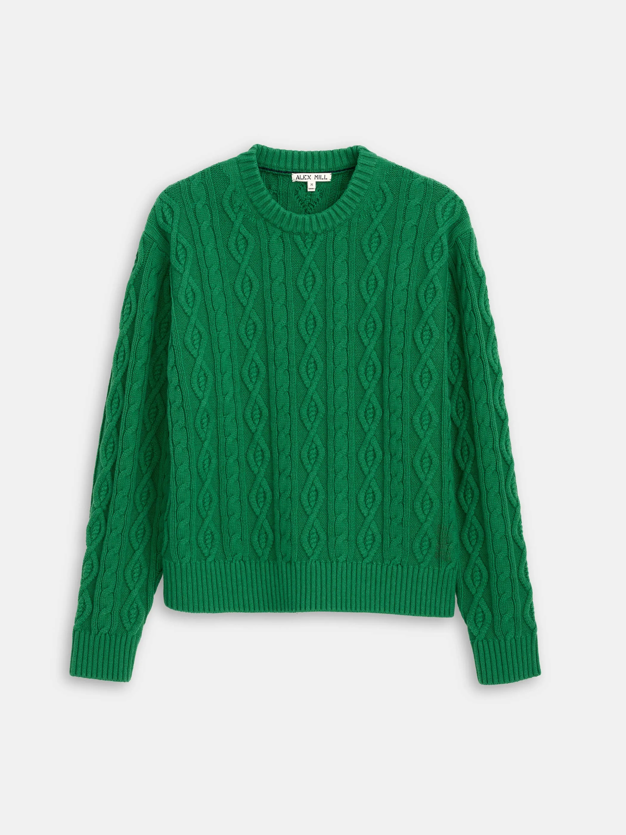 Aaron Cable Sweater in Cotton sold by Alex Mill product image thumbnail 3