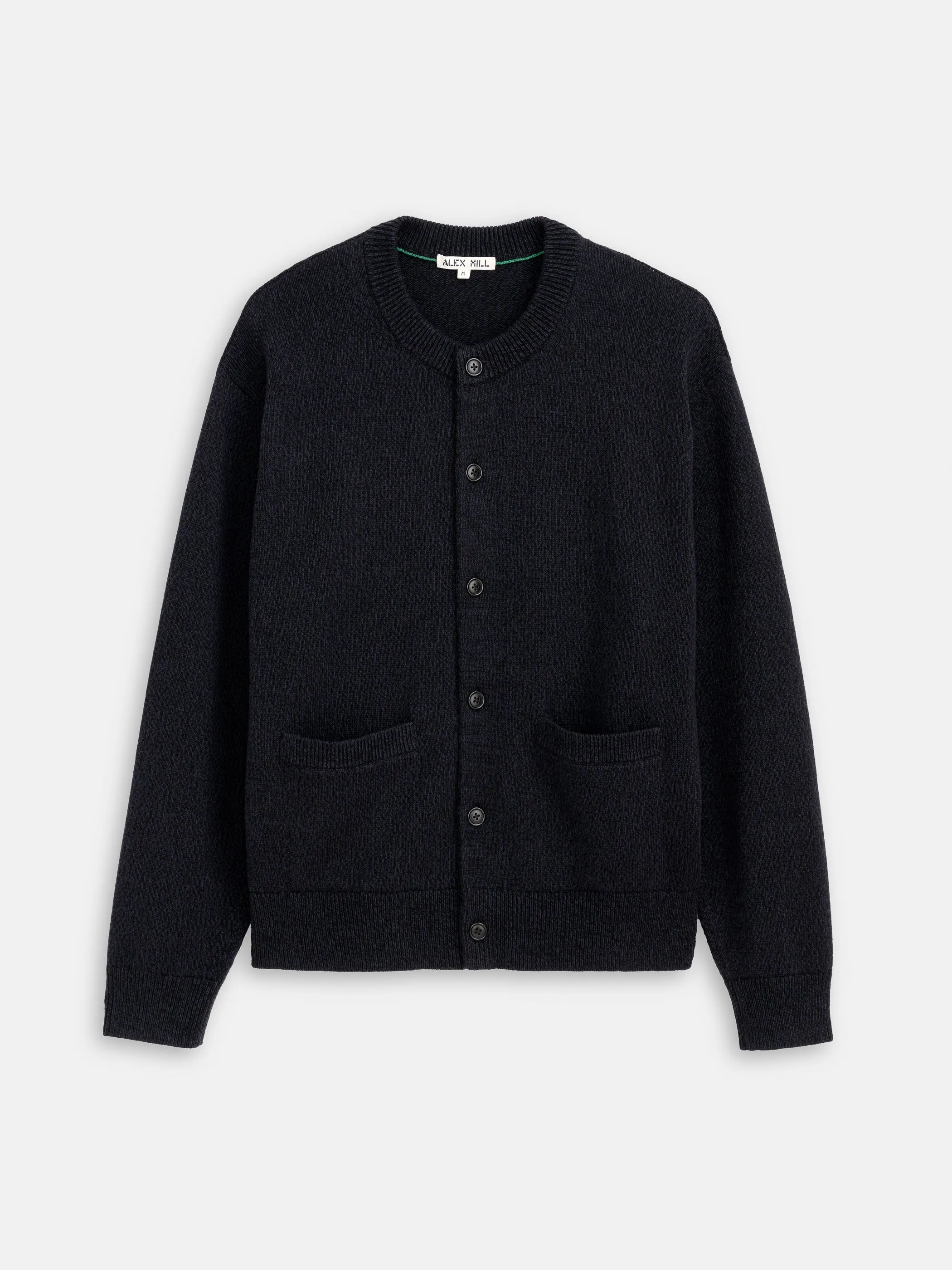 Aaron Marled Cardigan In Cotton Linen sold by Alex Mill product image thumbnail 2