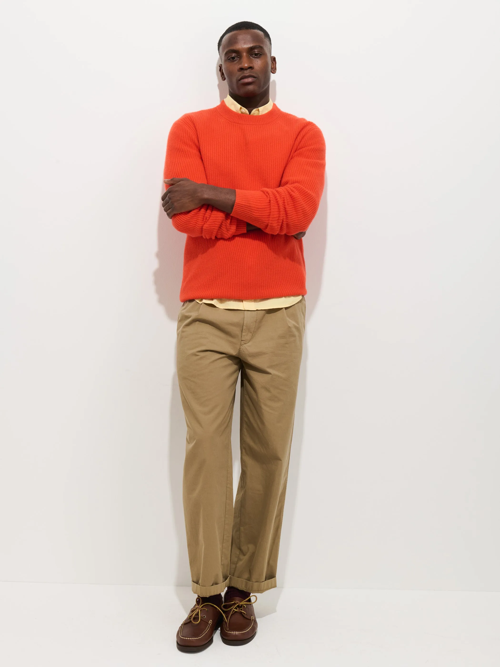Jordan Sweater In Lightweight Cashmere sold by Alex Mill product image thumbnail 3