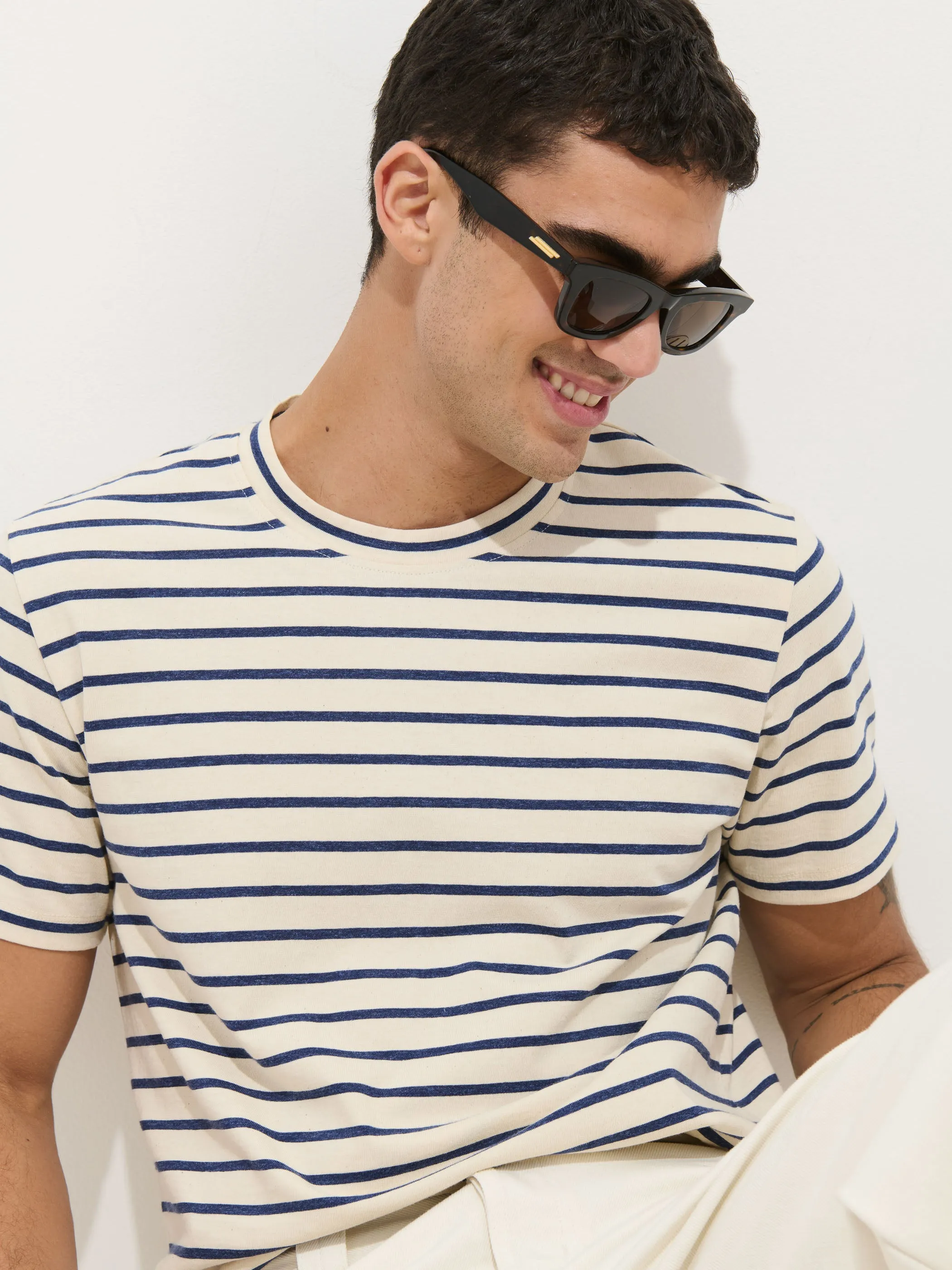 Standard Striped Tee In Cotton sold by Alex Mill product image thumbnail 5