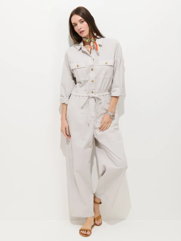 Ricard Jumpsuit In Summer Twill sold by Alex Mill