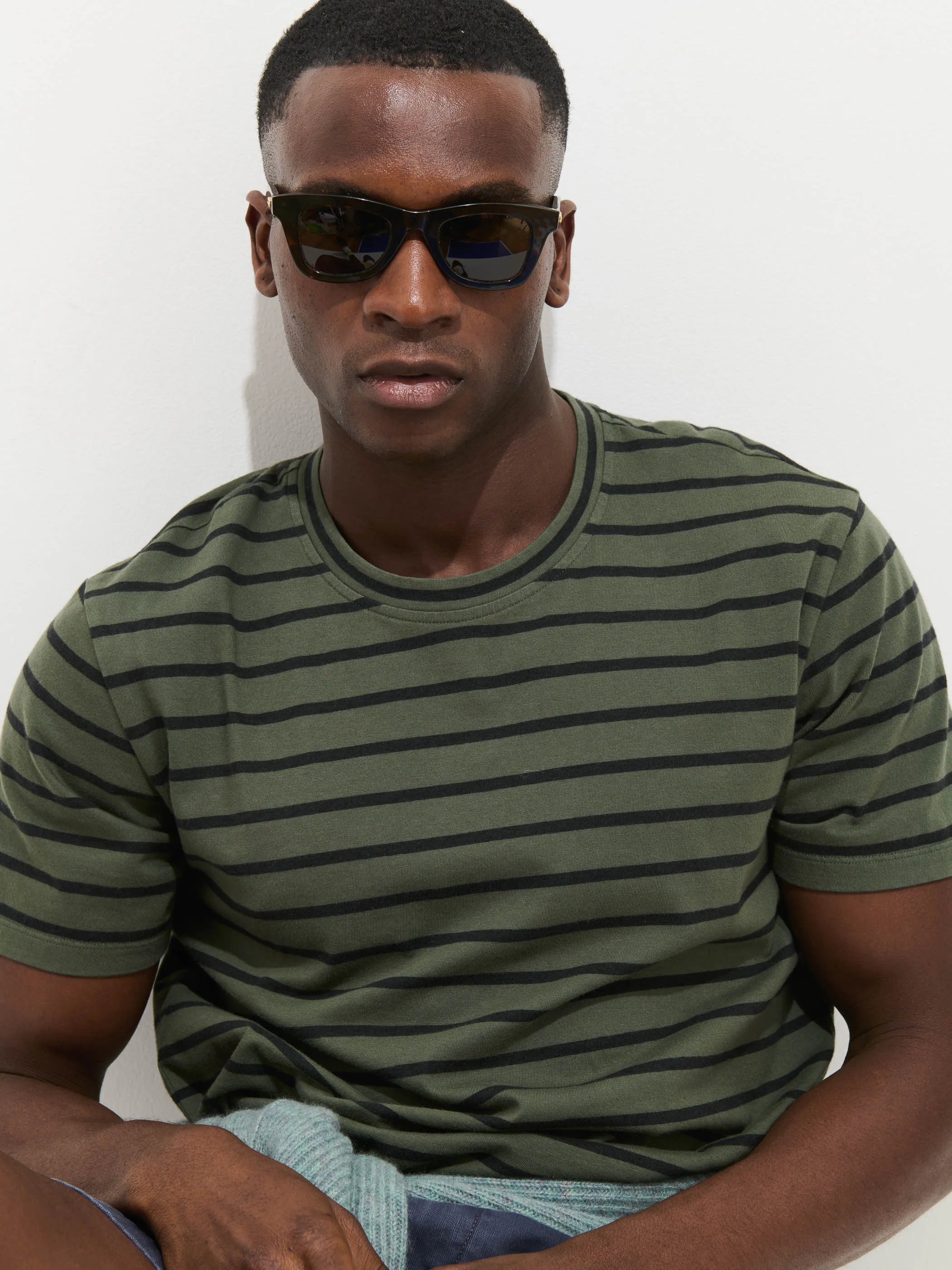Standard Striped Tee In Cotton sold by Alex Mill
