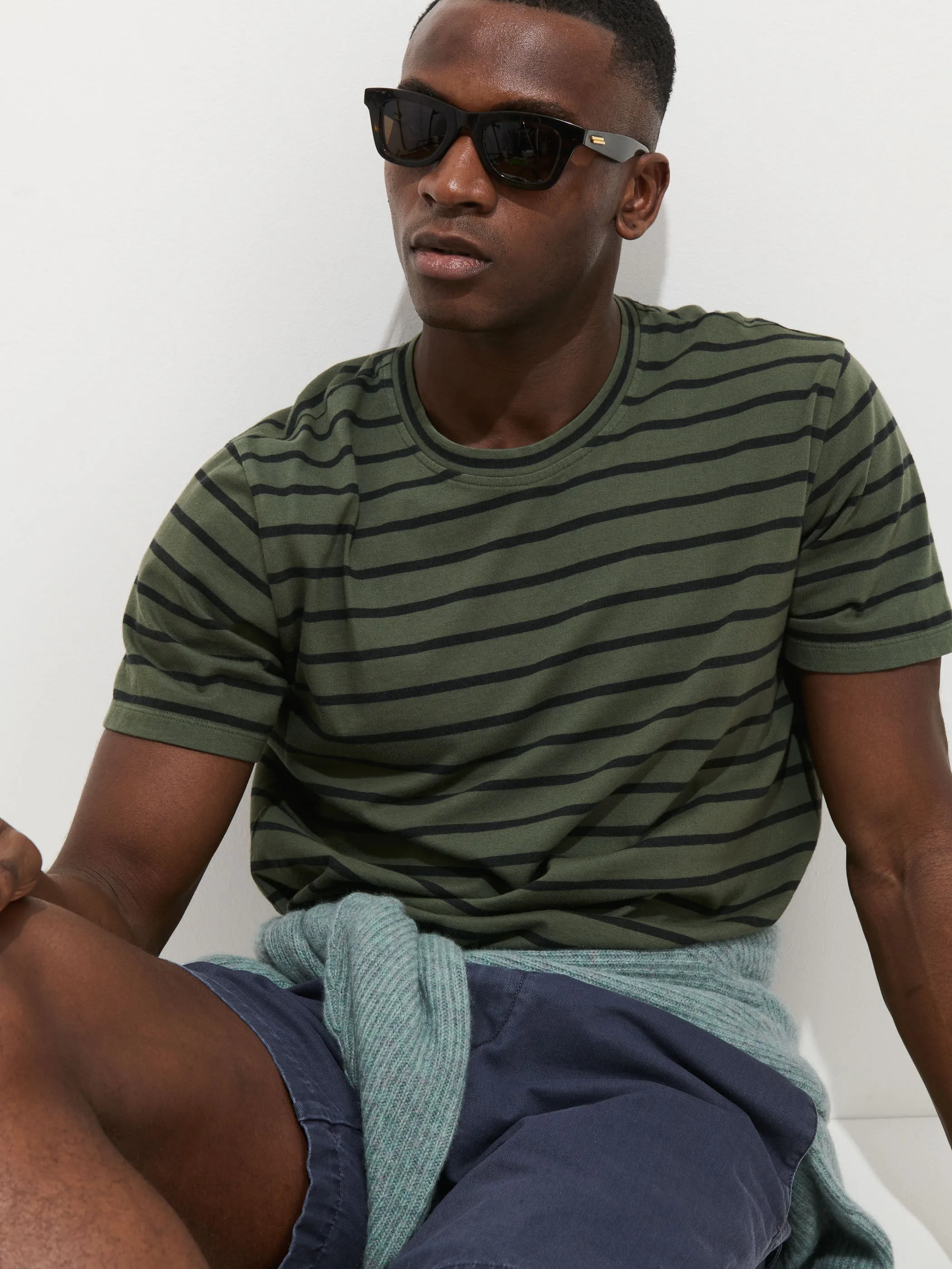 Standard Striped Tee In Cotton sold by Alex Mill product image thumbnail 4