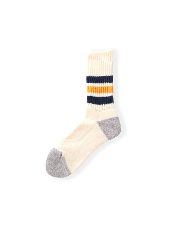 RoToTo Coarse Ribbed Old School Crew Socks sold by Alex Mill