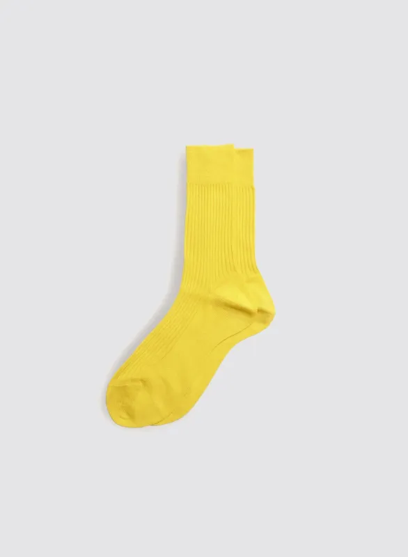 Maria La Rosa Bio Cotton Ribbed Socks sold by Alex Mill