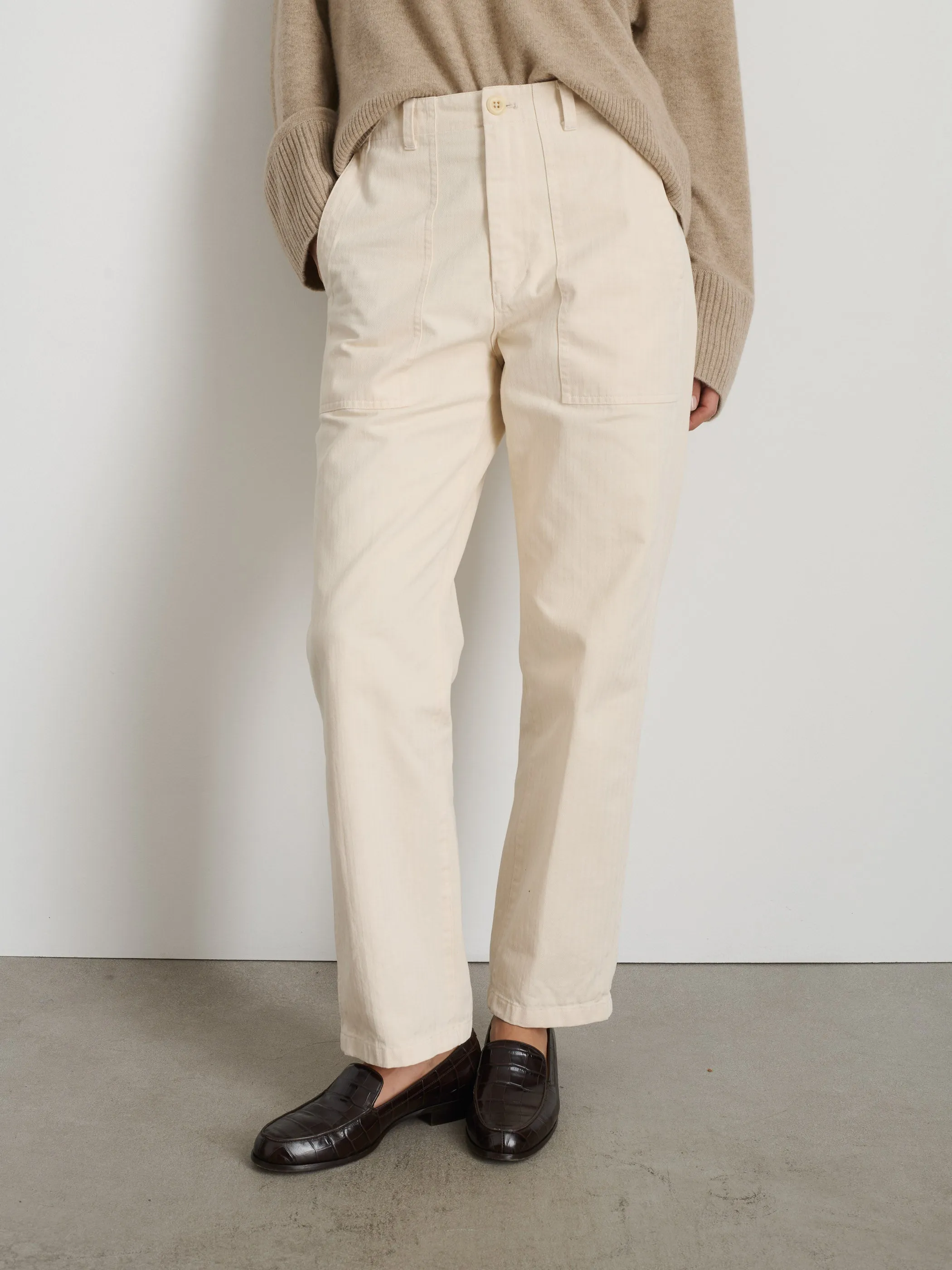 Neil Pant In Herringbone sold by Alex Mill product image thumbnail 4
