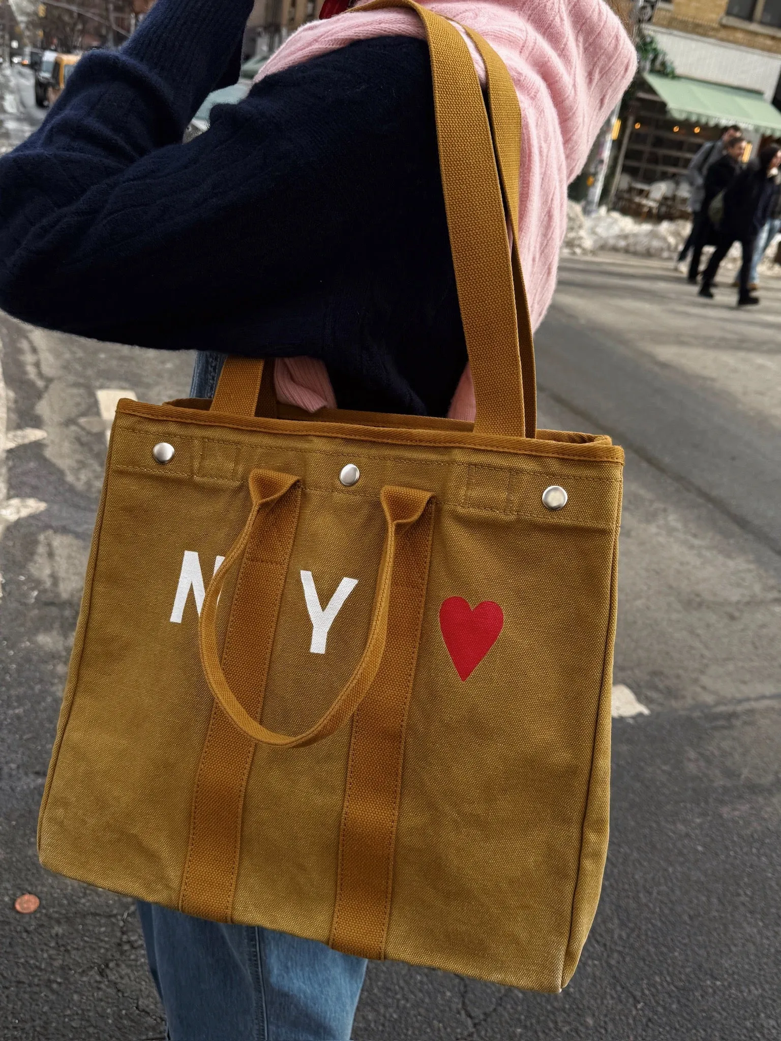 NY <3 Painted Perfect Weekday Tote sold by Alex Mill