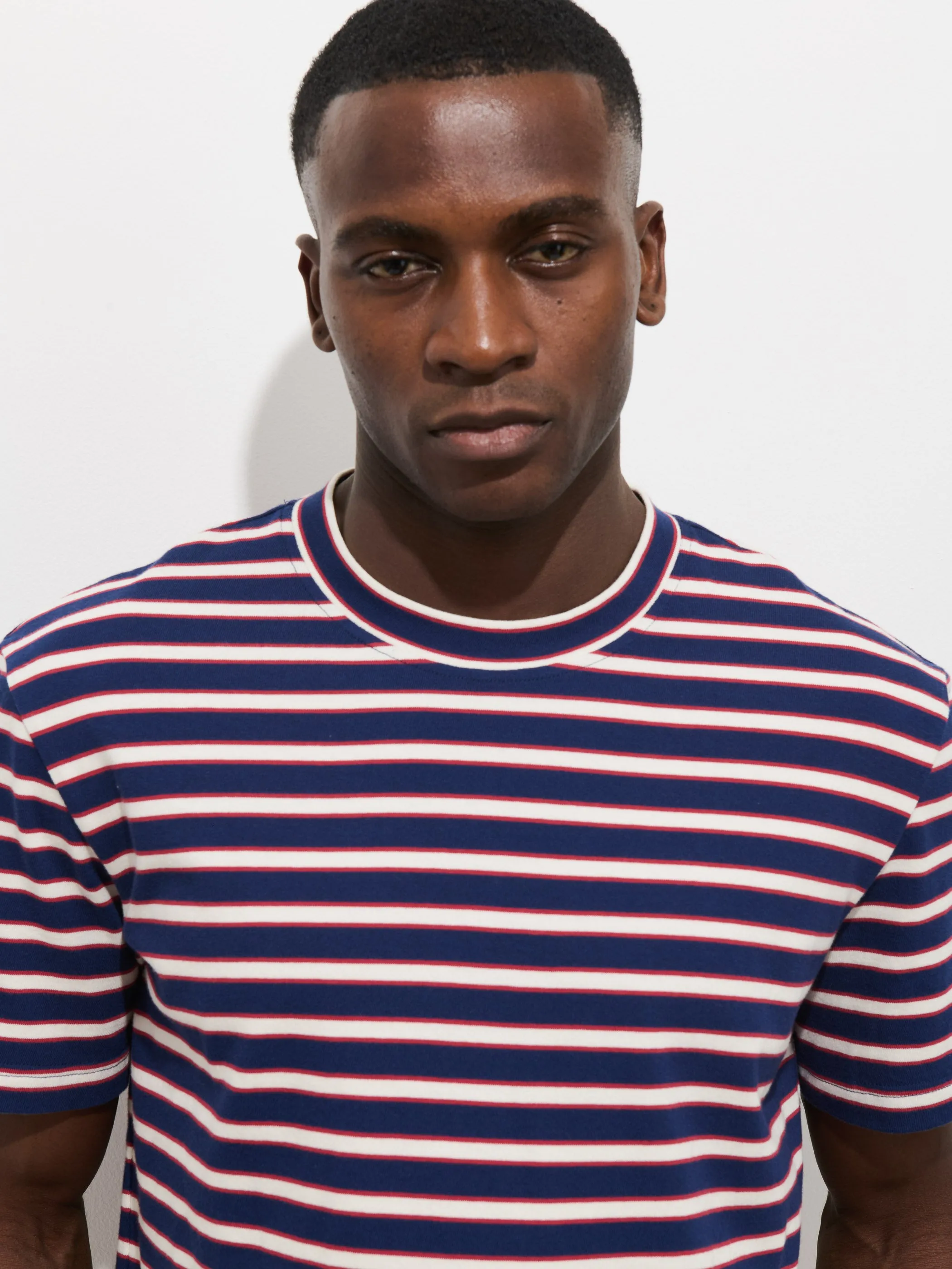 Crosby Striped Tee In Heavy Slub Cotton sold by Alex Mill product image thumbnail 3