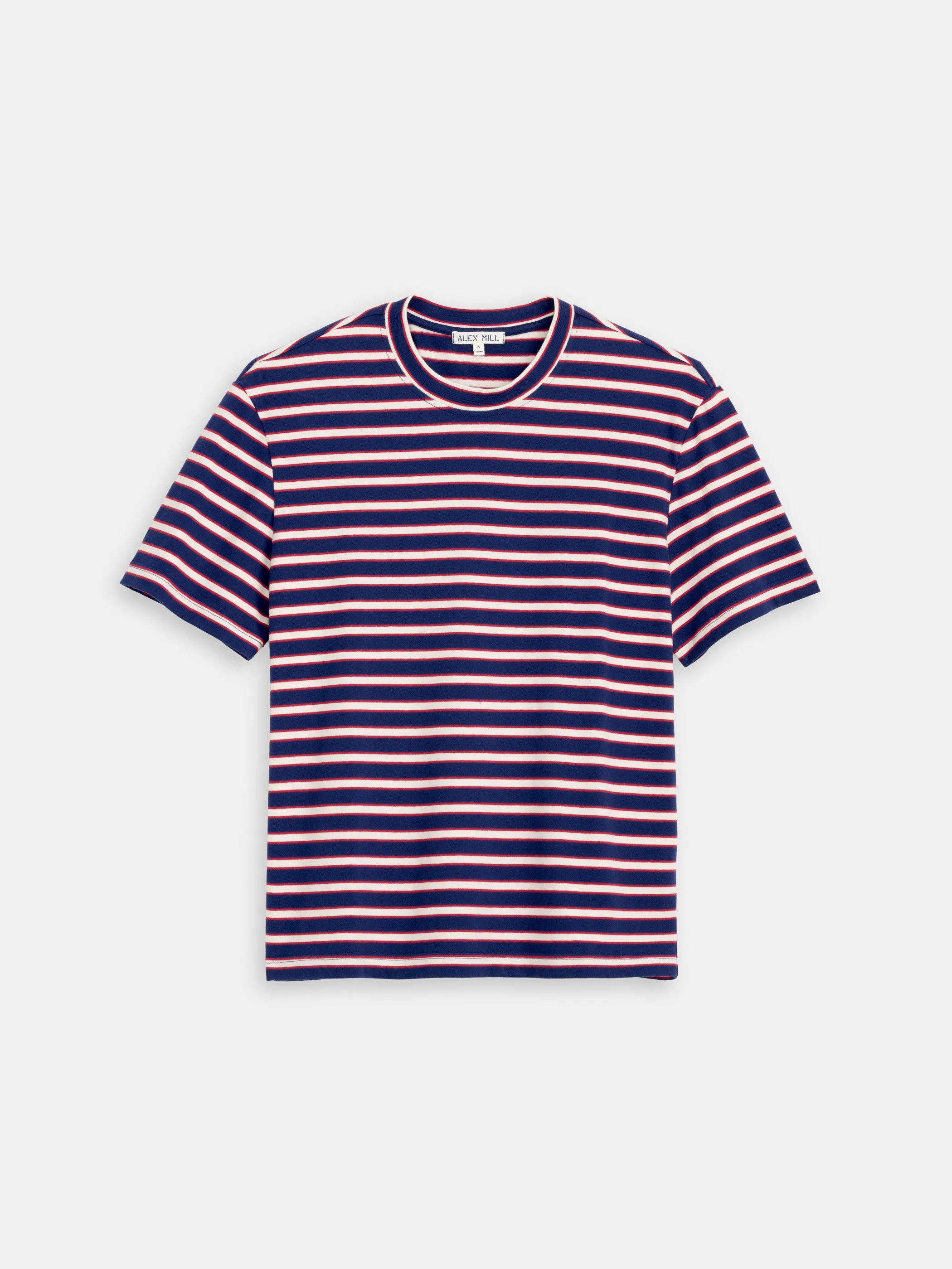 Crosby Striped Tee In Heavy Slub Cotton sold by Alex Mill product image thumbnail 2