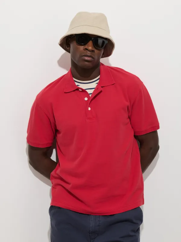 Garment Dyed Polo In Pique Cotton made by Alex Mill