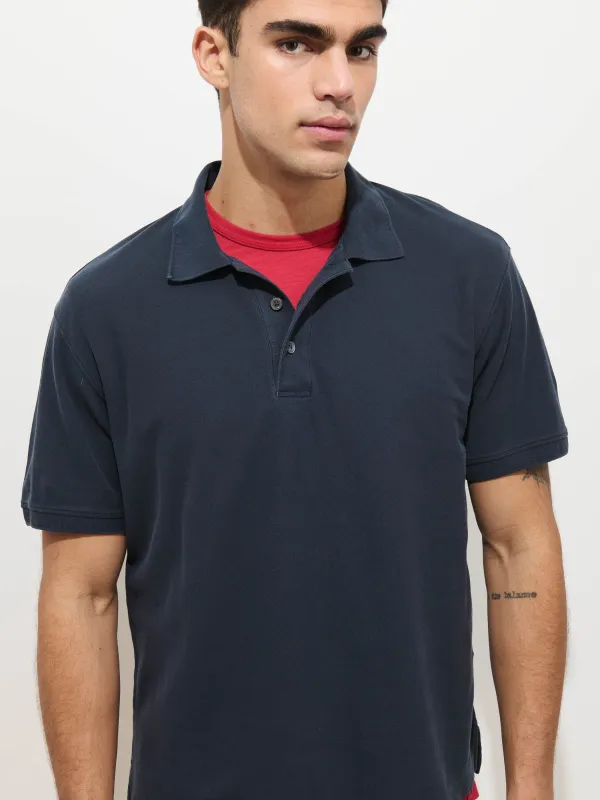 Garment Dyed Polo In Pique Cotton made by Alex Mill