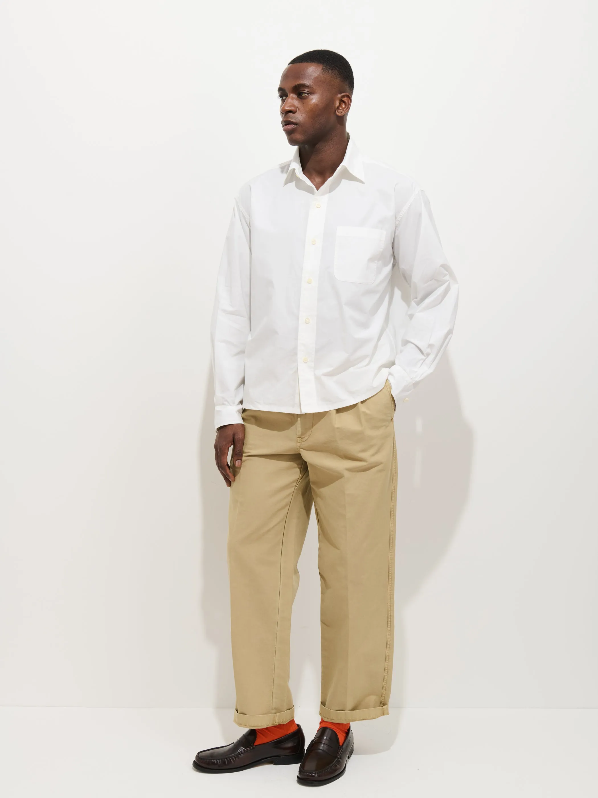 Franklin Shirt In Cotton Poplin sold by Alex Mill product image thumbnail 3