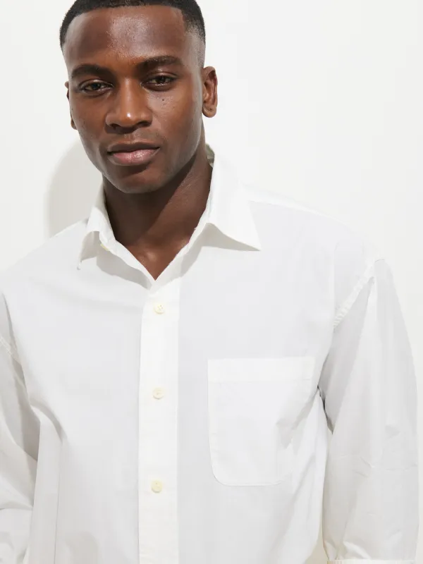 Franklin Shirt In Cotton Poplin sold by Alex Mill