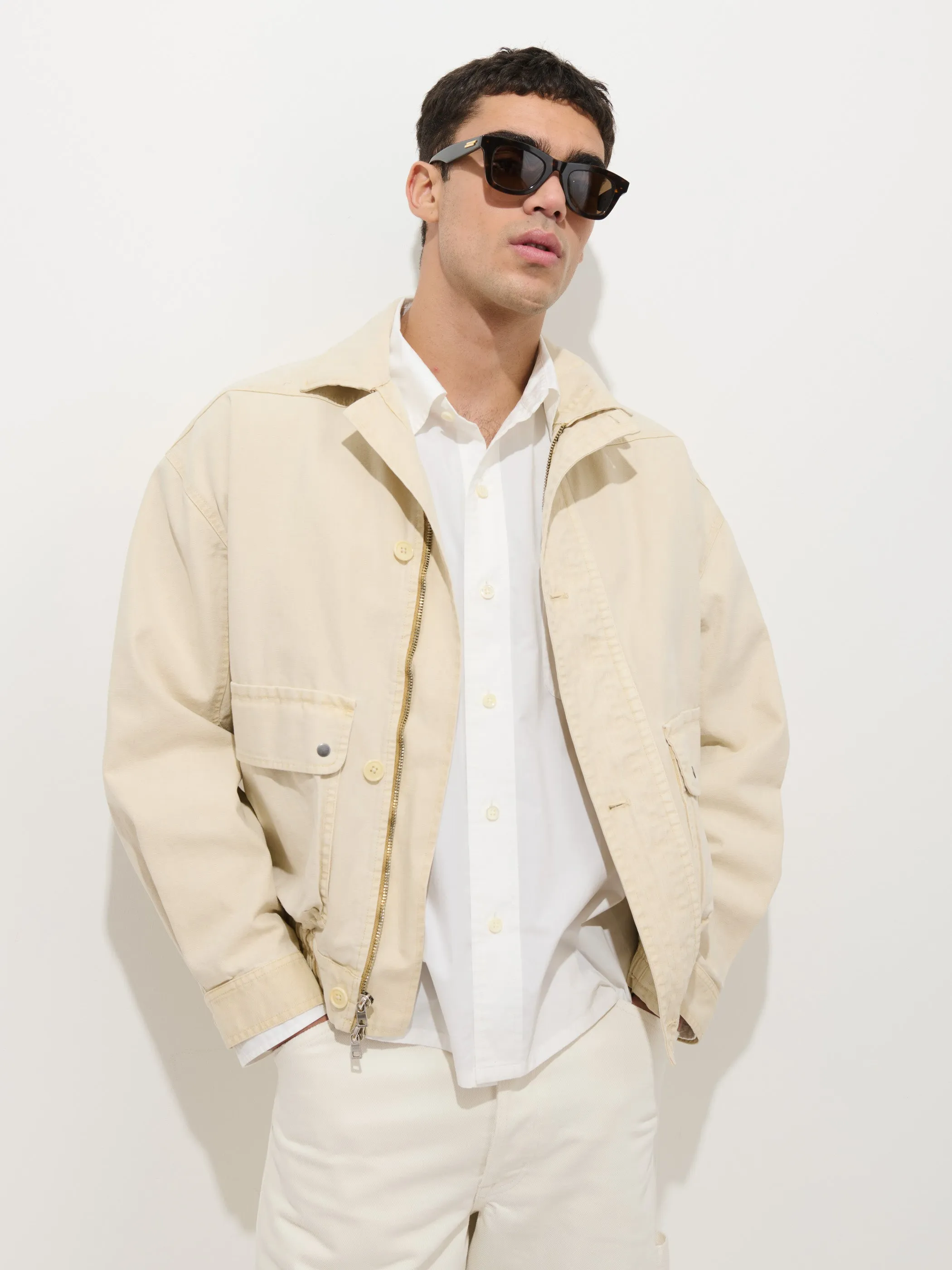 Giorgio Bomber Jacket In Canvas sold by Alex Mill