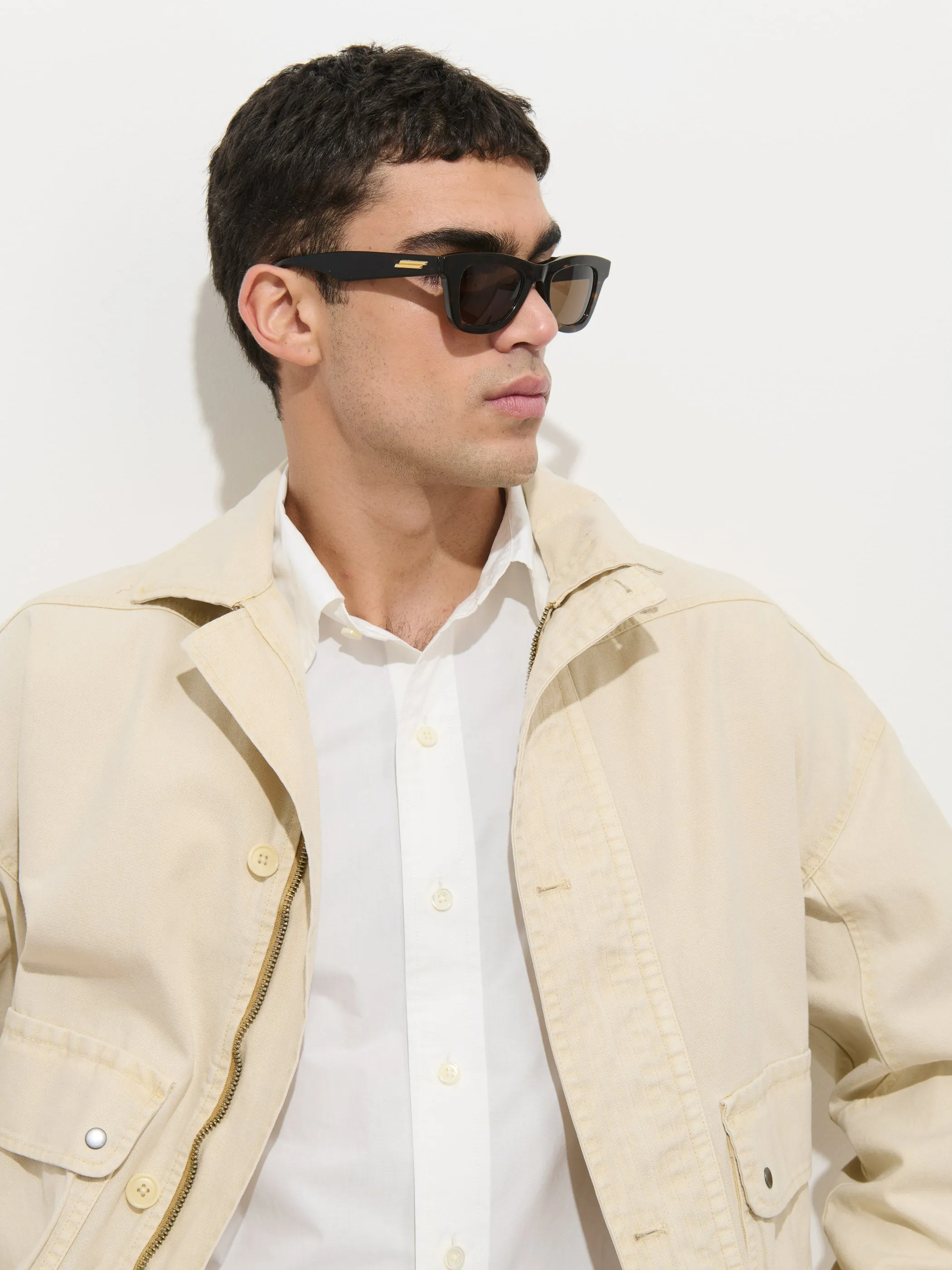 Giorgio Bomber Jacket In Canvas sold by Alex Mill product image thumbnail 4