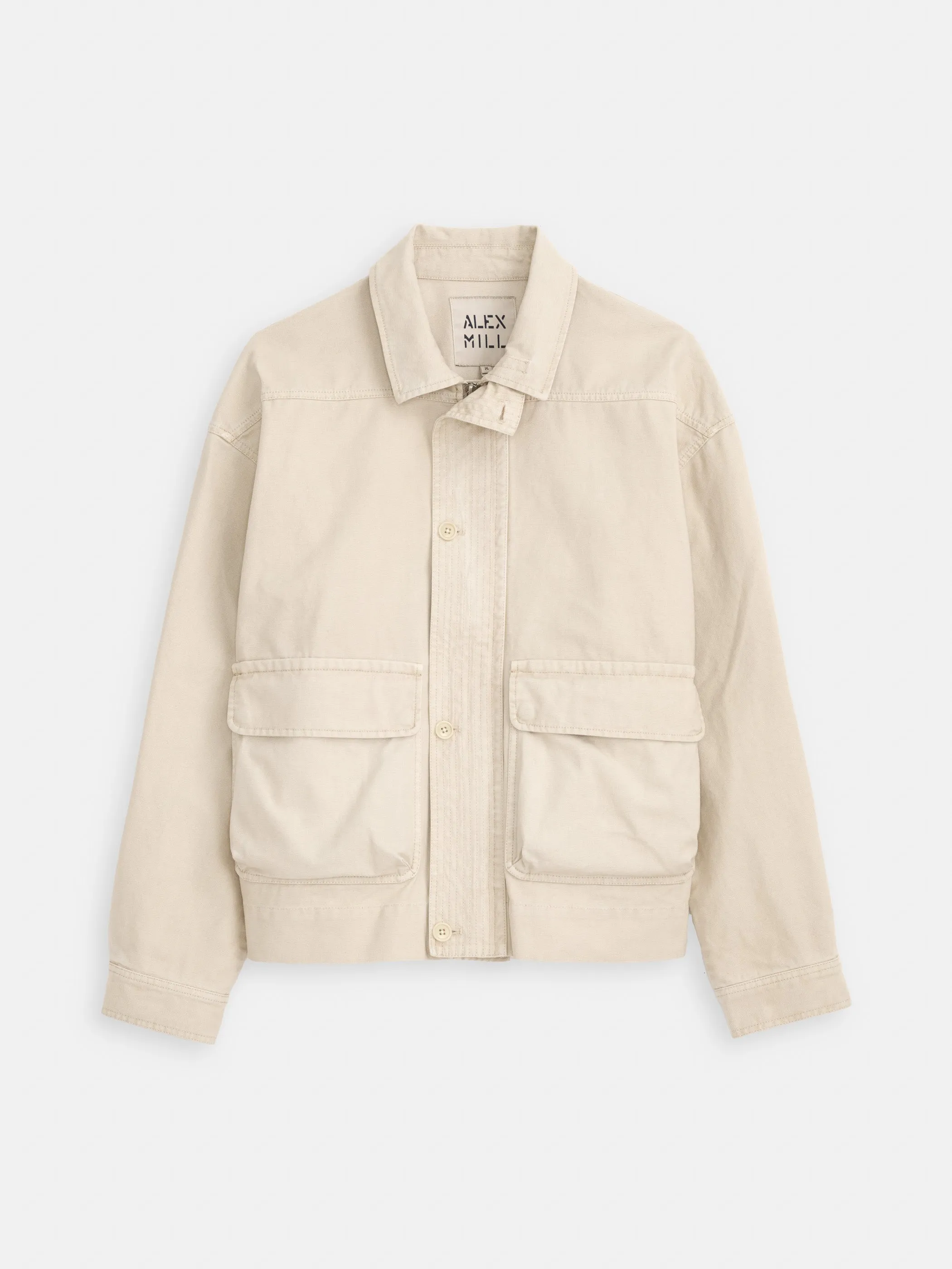 Giorgio Bomber Jacket In Canvas sold by Alex Mill product image thumbnail 2