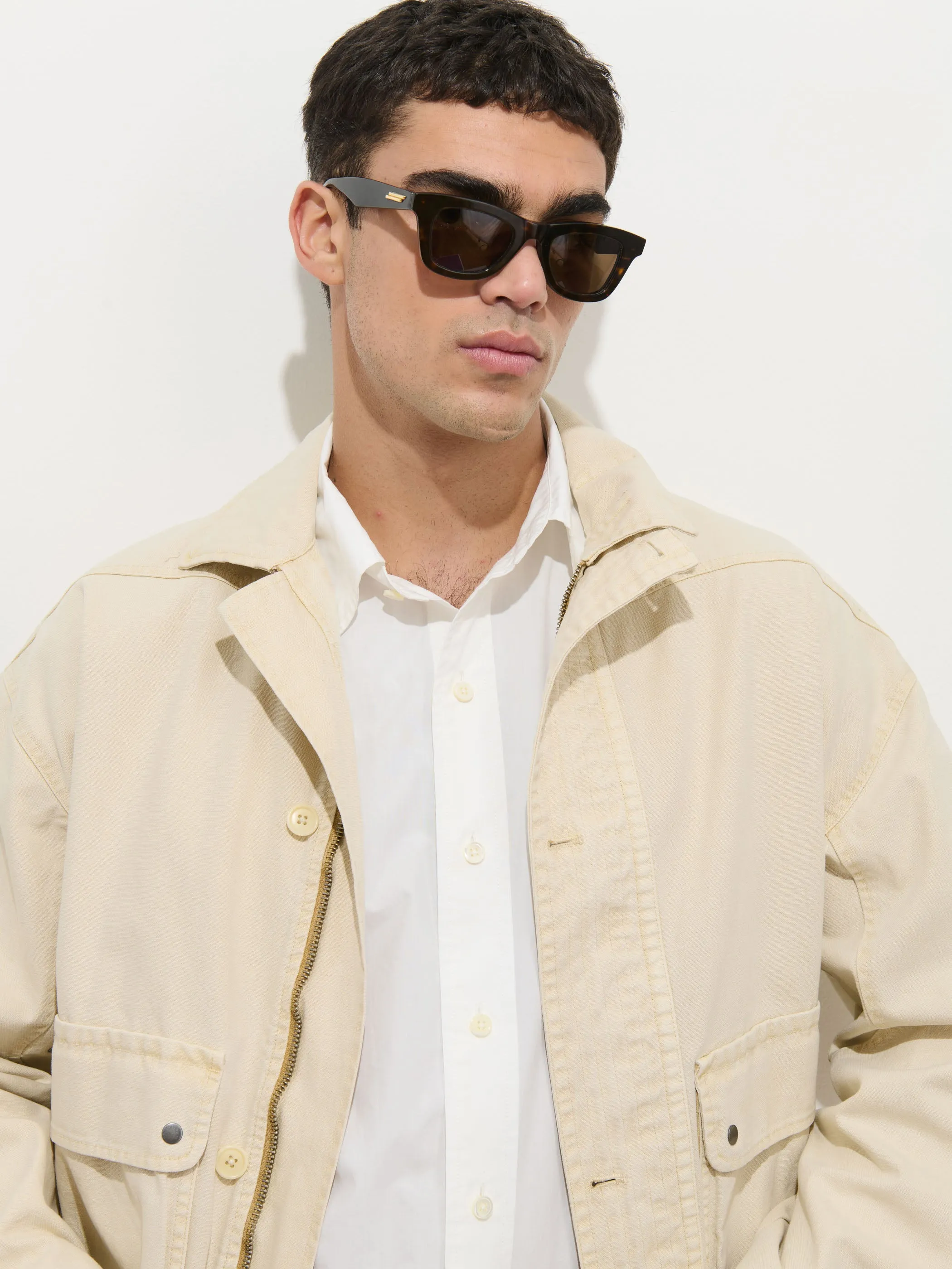 Giorgio Bomber Jacket In Canvas sold by Alex Mill product image thumbnail 5