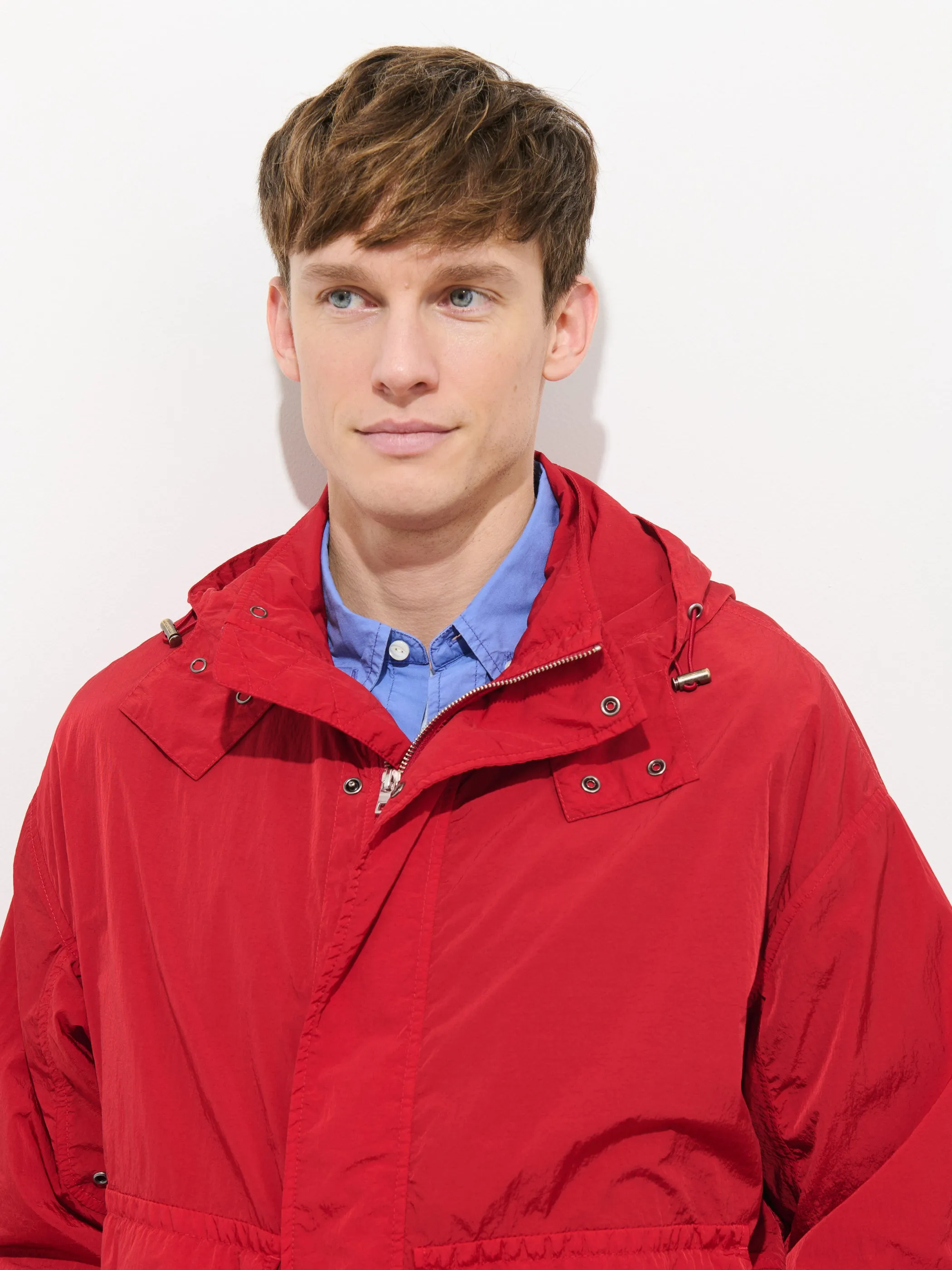 David Windbreaker In Crinkle Nylon sold by Alex Mill product image thumbnail 5