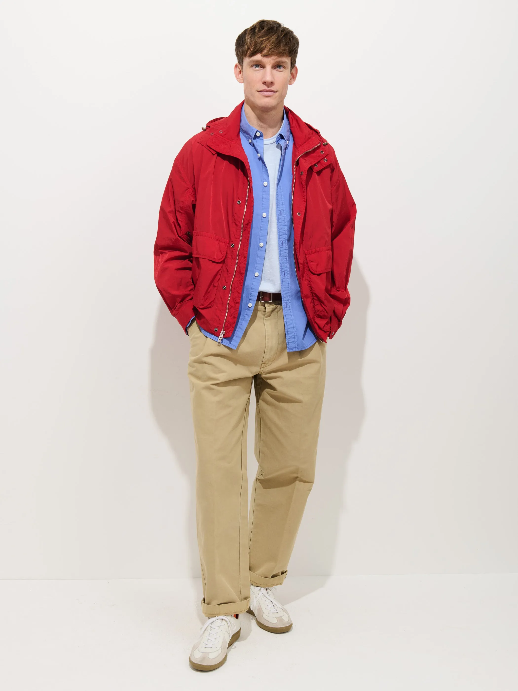 David Windbreaker In Crinkle Nylon sold by Alex Mill product image thumbnail 3
