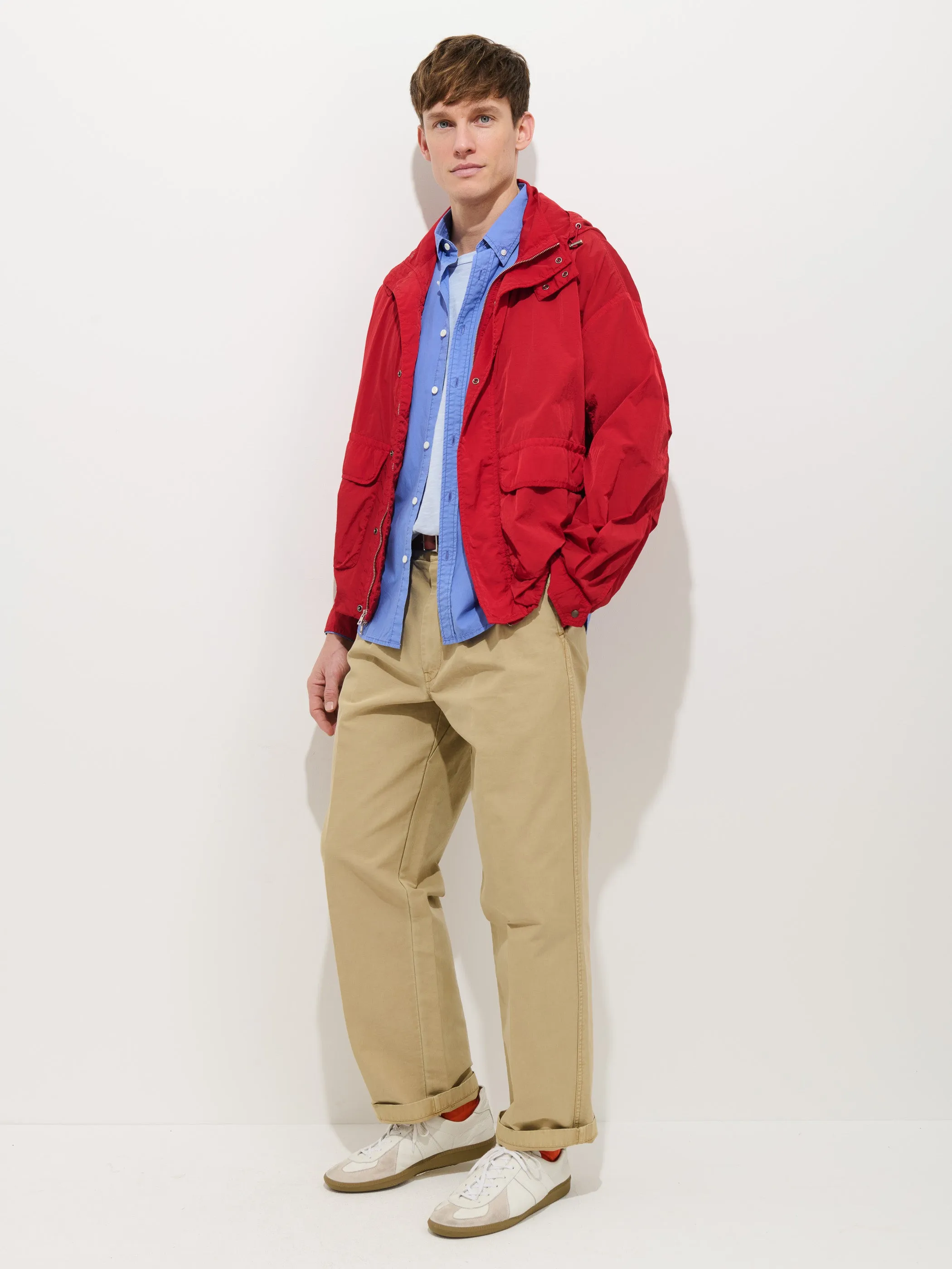 David Windbreaker In Crinkle Nylon sold by Alex Mill product image thumbnail 4