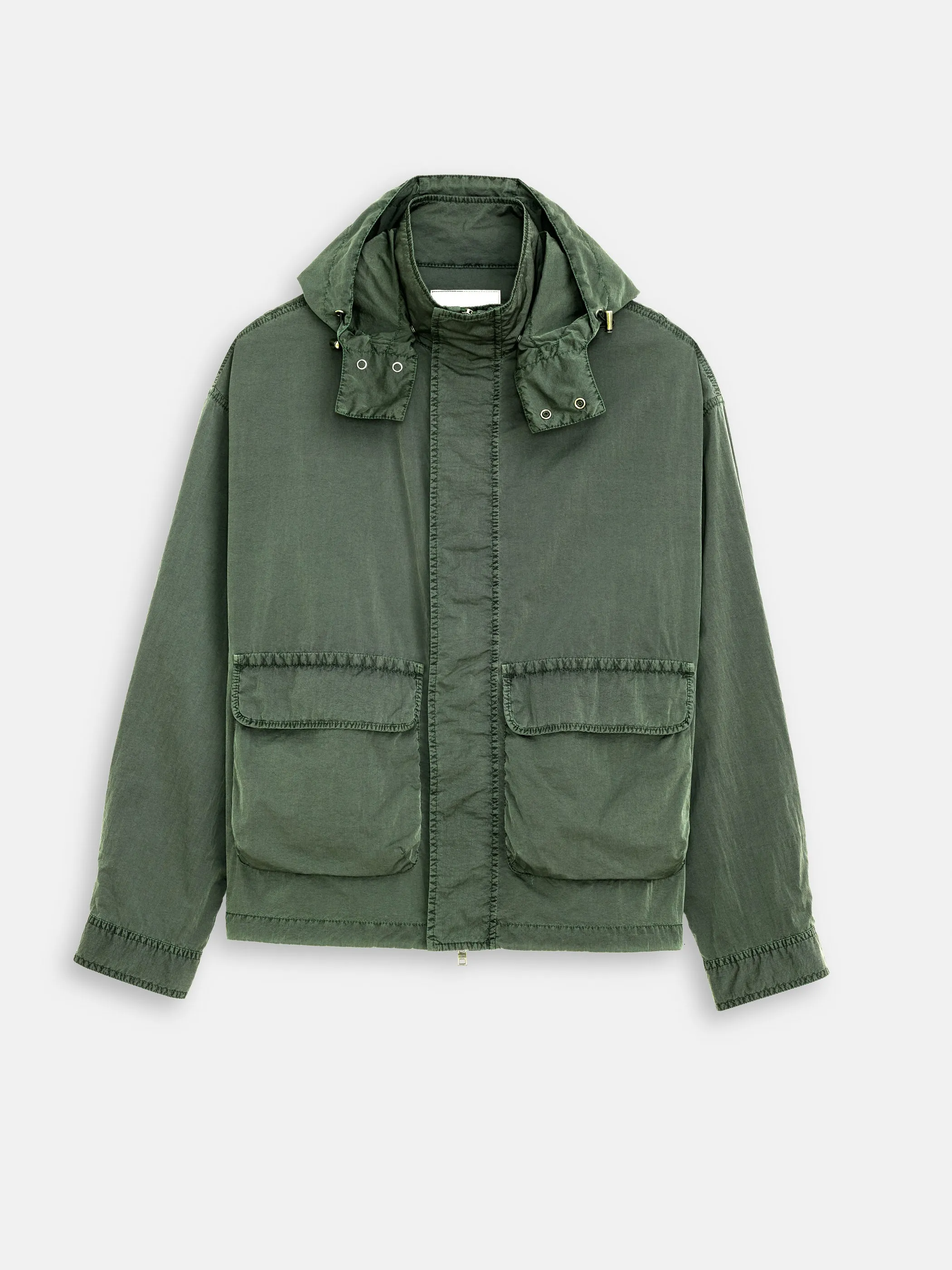 David Windbreaker In Crinkle Nylon sold by Alex Mill product image thumbnail 2