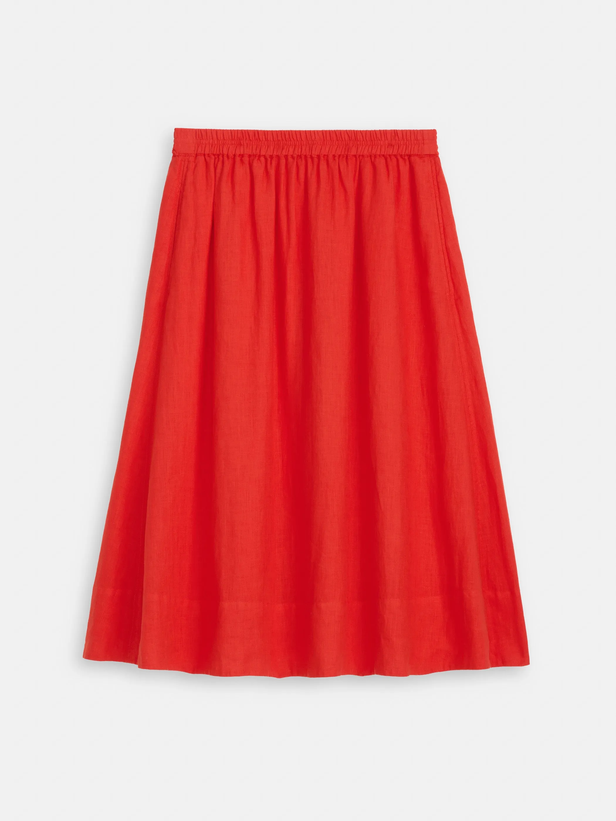 Maddie Skirt In Linen sold by Alex Mill product image thumbnail 2